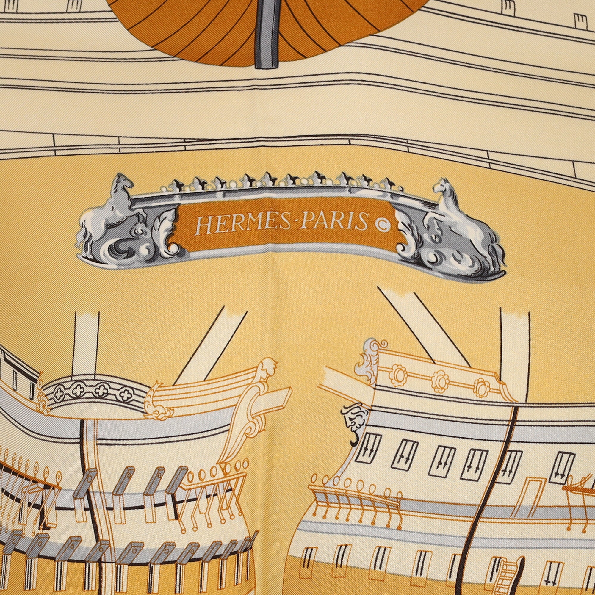 Hermès Grande Marine Silk Scarf