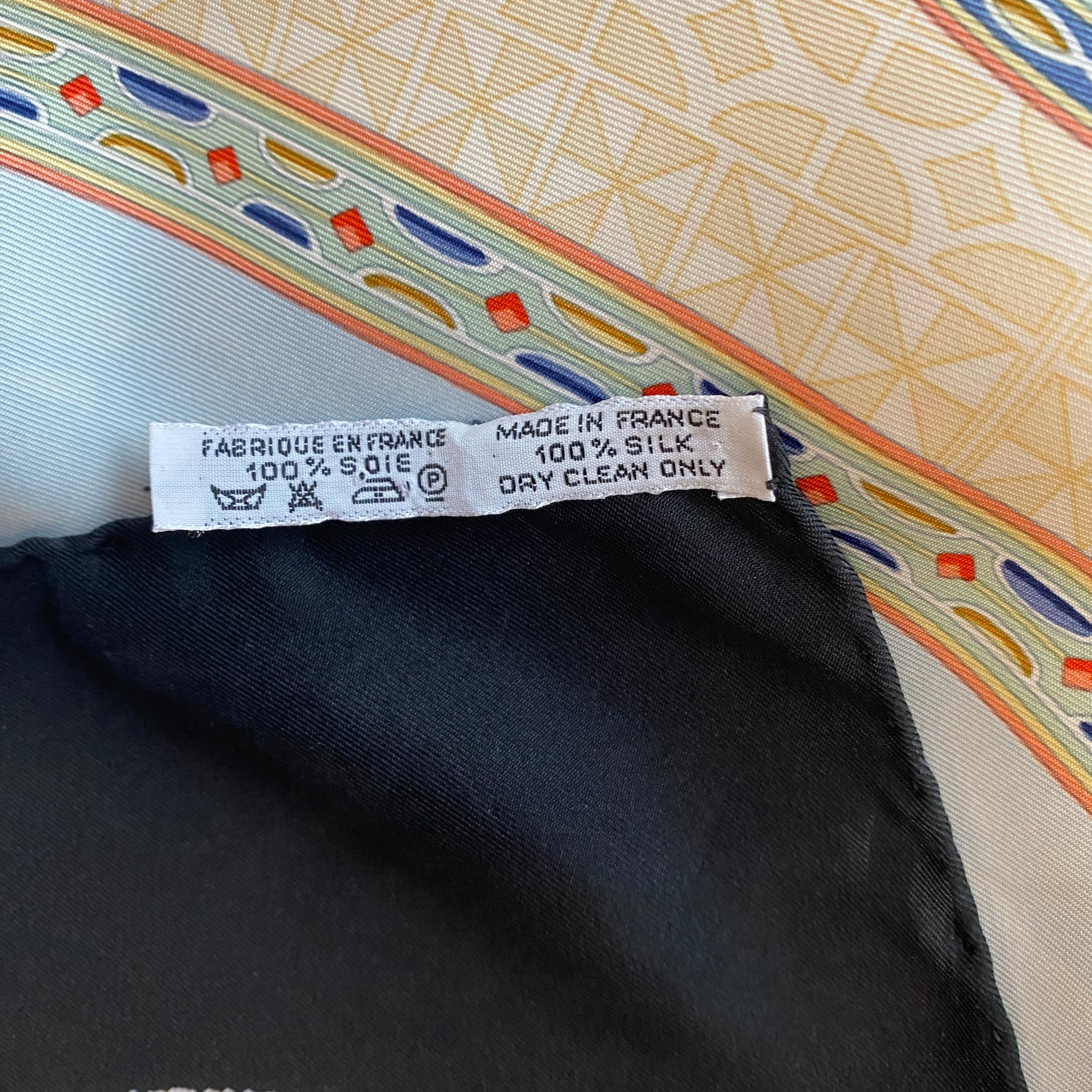 Hermès Cavaliers Peuls Silk Scarf