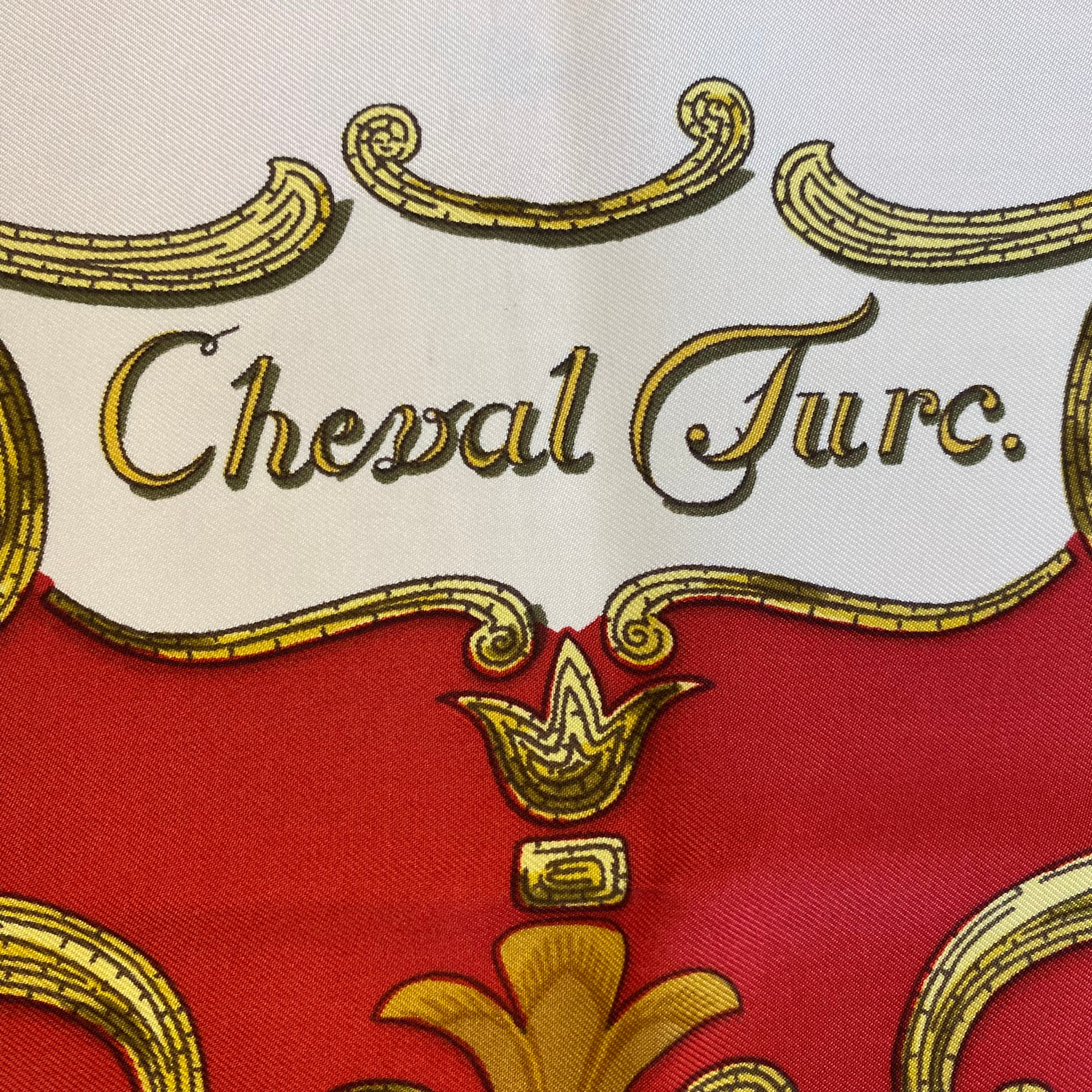 Hermès Cheval Turc Silk Scarf