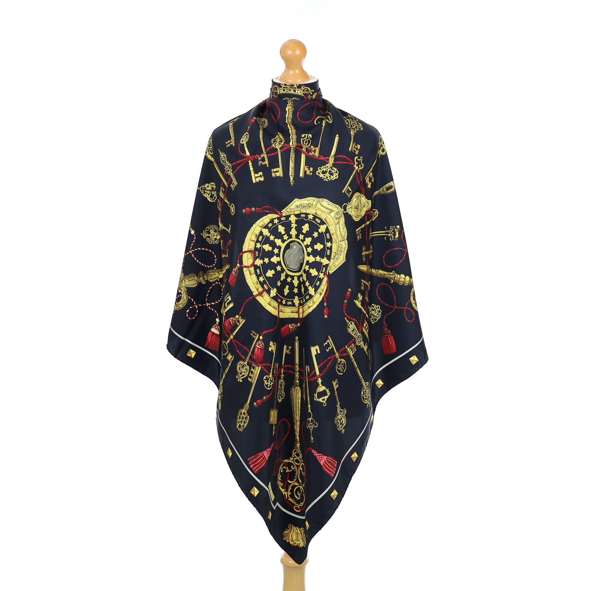 Hermès Les Clefs Silk Scarf