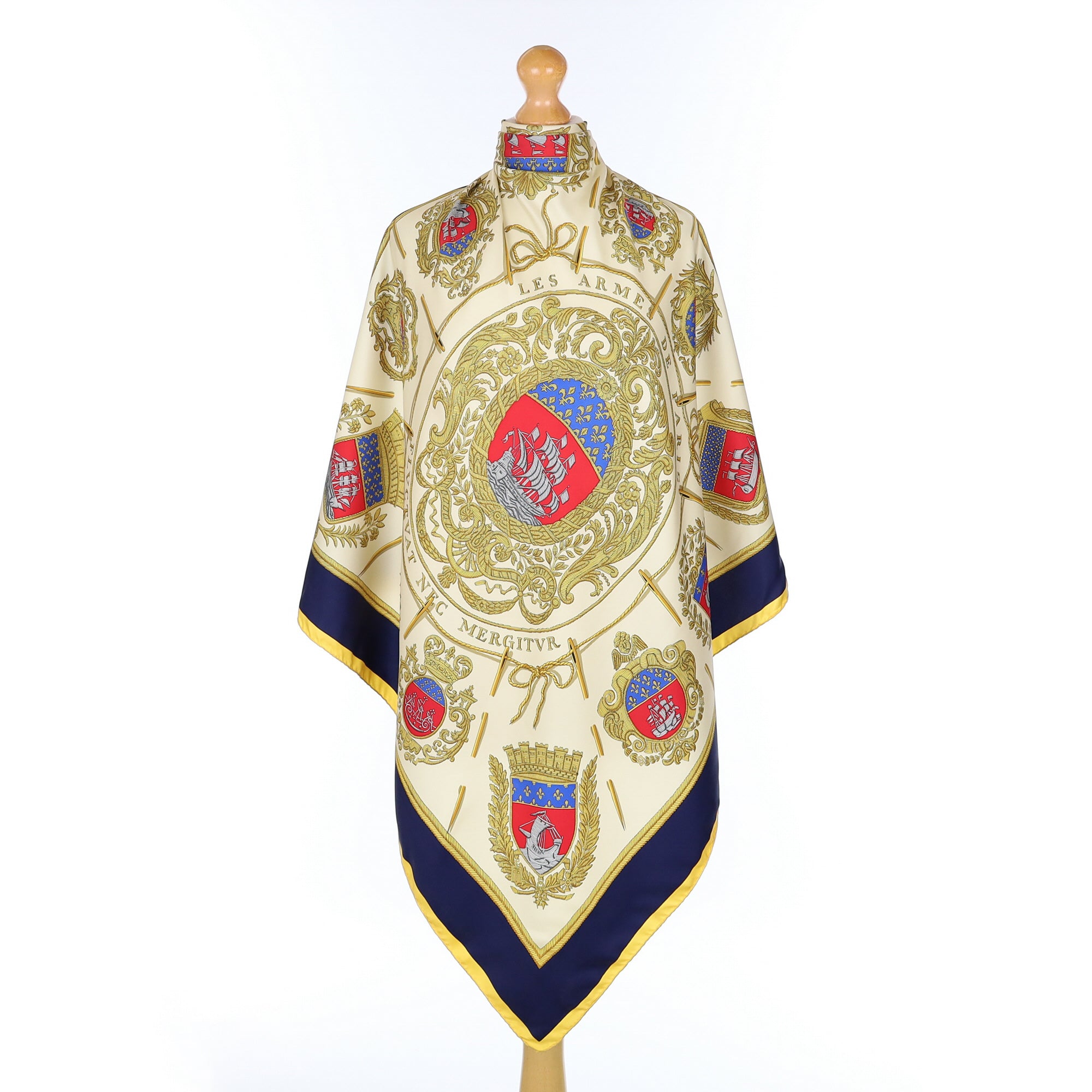 Hermès Les Armes de Paris Silk Scarf