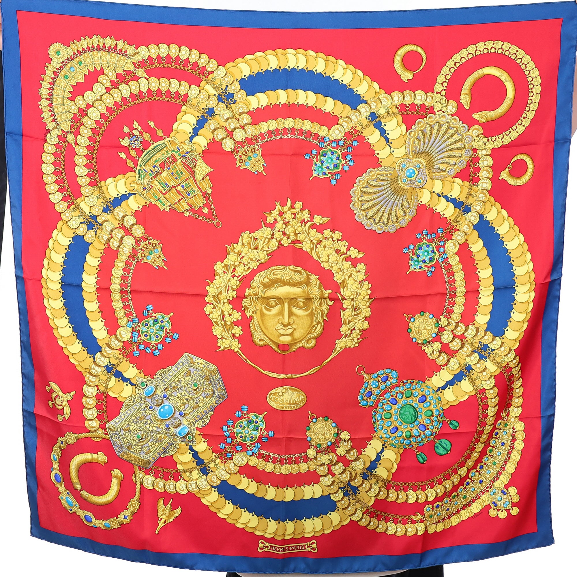 Pristine Hermès Kosmima Silk Scarf Quite Rare
