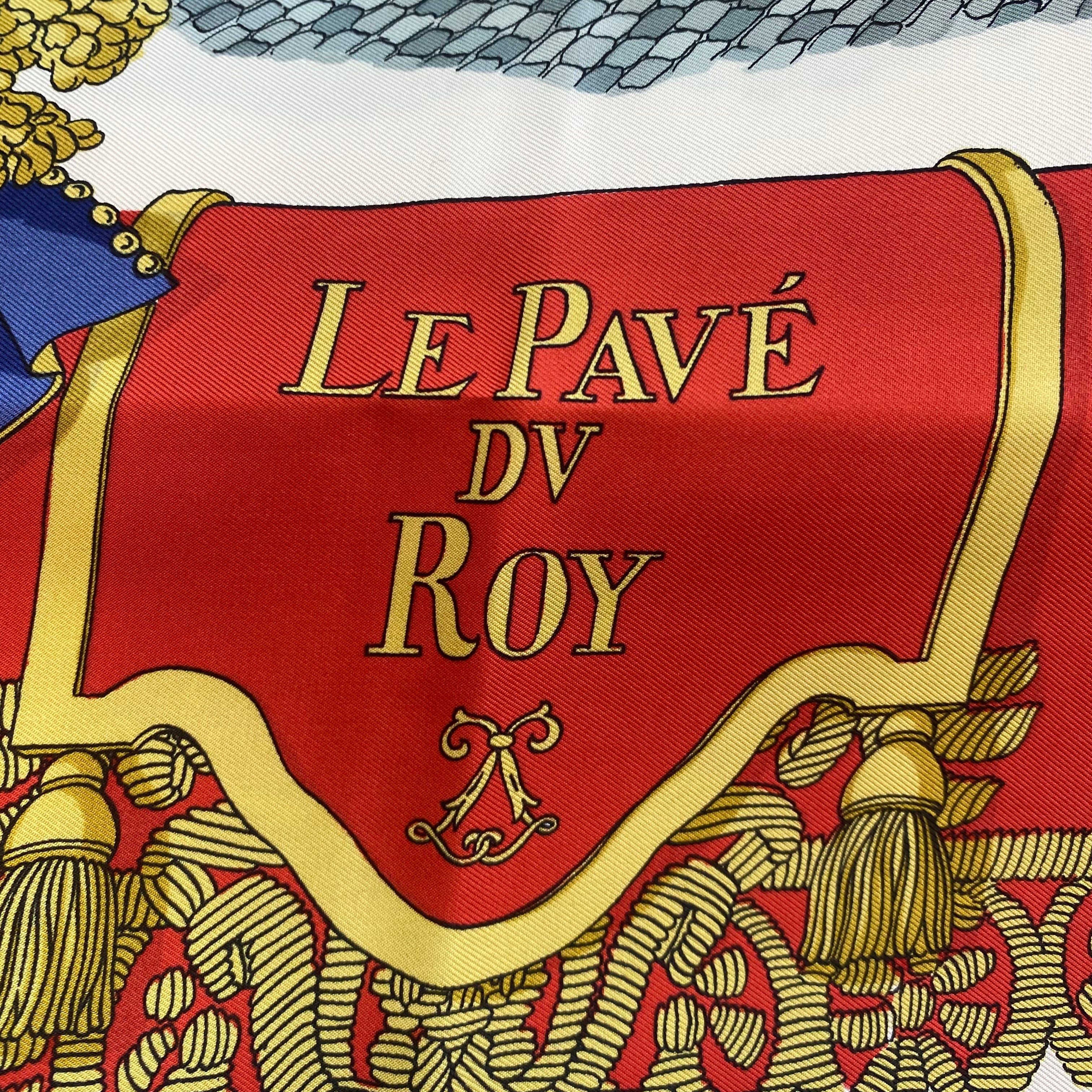 Hermès Pavé du Roy Versailles Silk Scarf Quite Rare