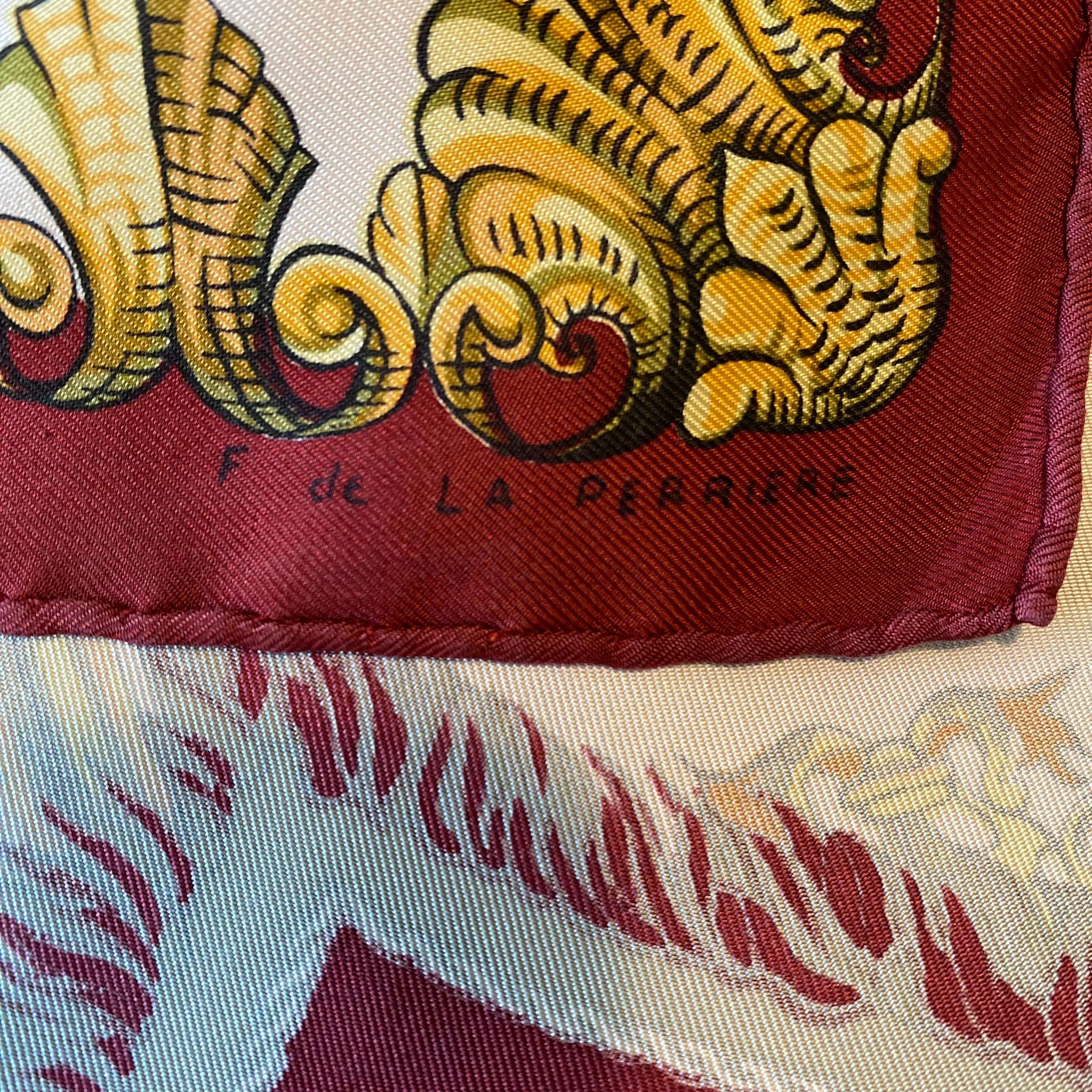 Hermès Lvdovicvs Magnvs Silk Scarf
