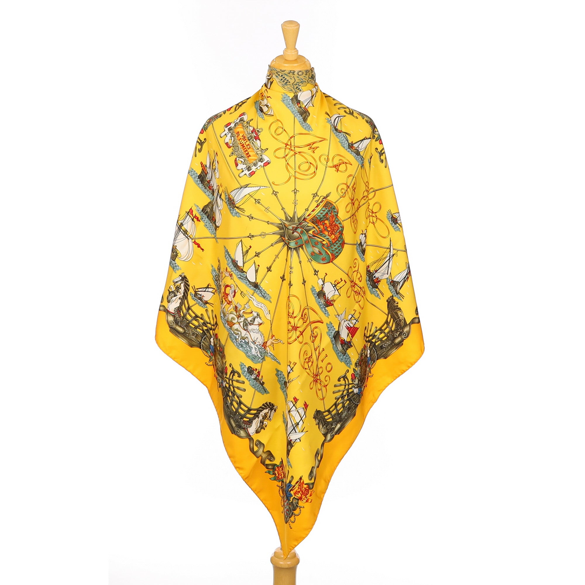 Hermès Voiles De Lumiers Silk Scarf