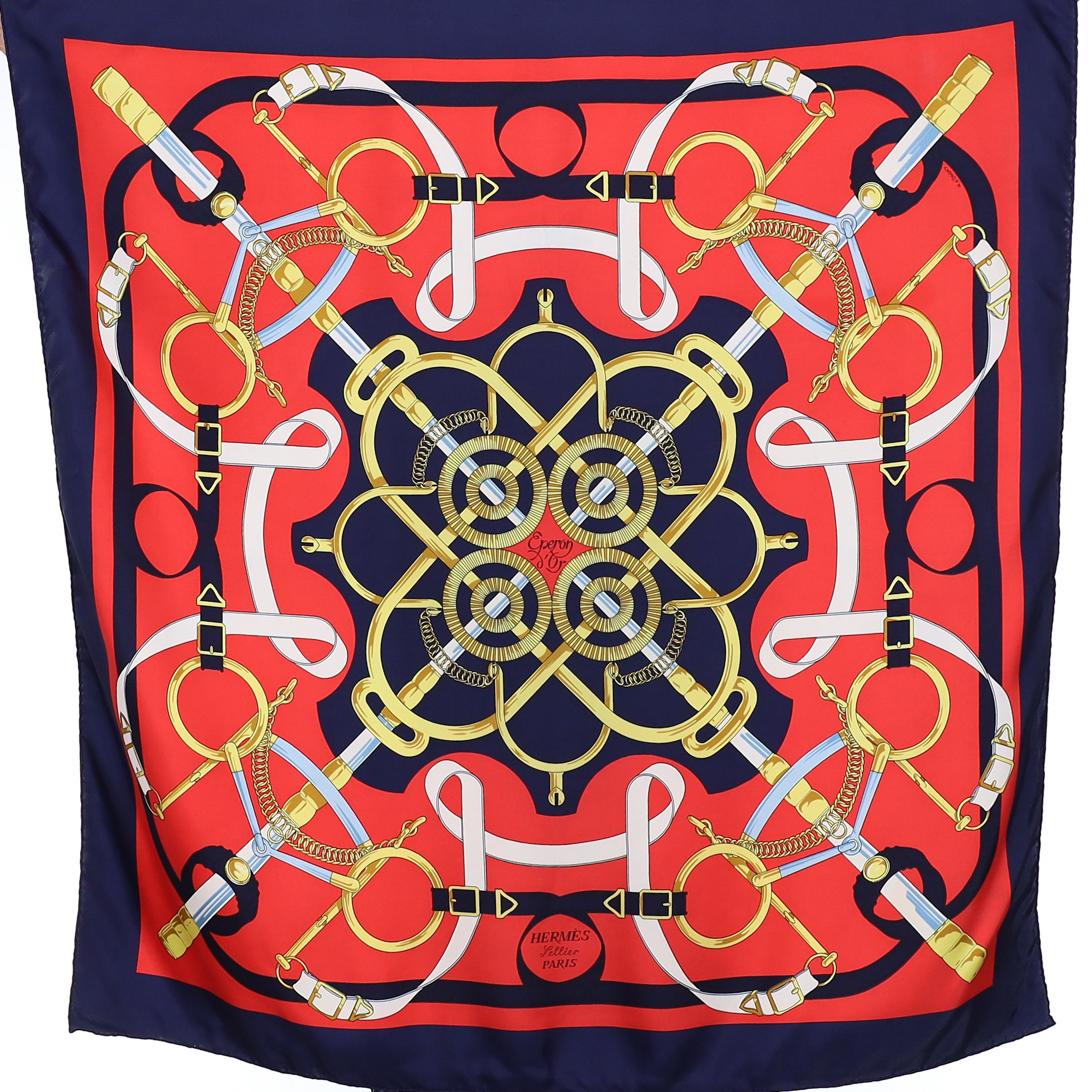 Hermès Eperon D’or Silk Scarf