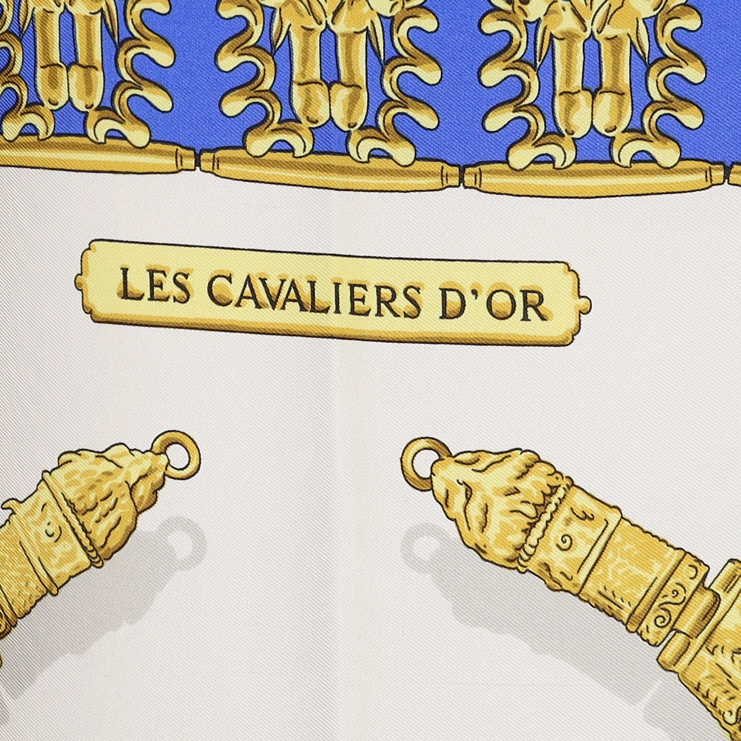 Hermès Les Cavaliers D’or Silk Scarf