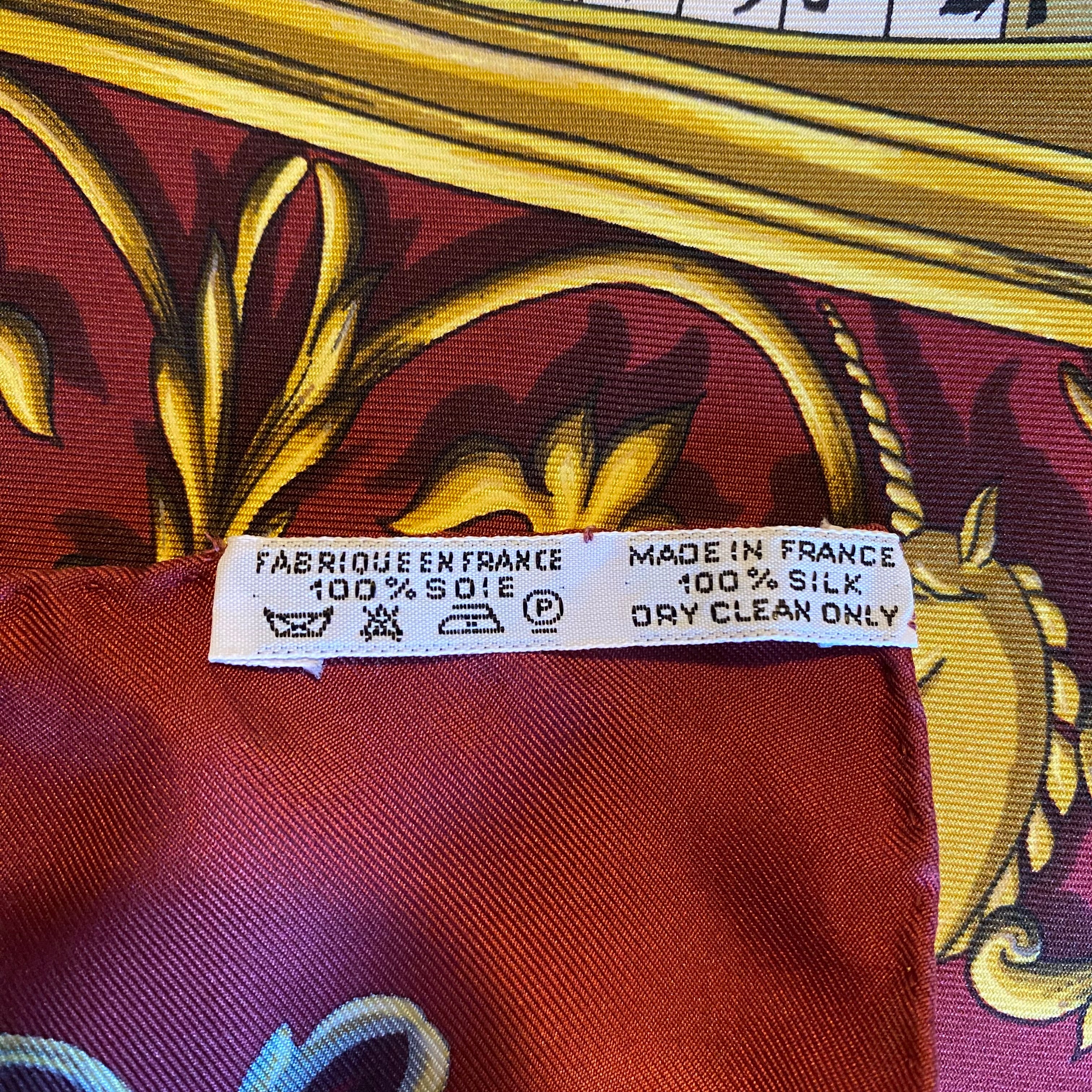 Hermès Dies et Hore Atrologie Silk Scarf