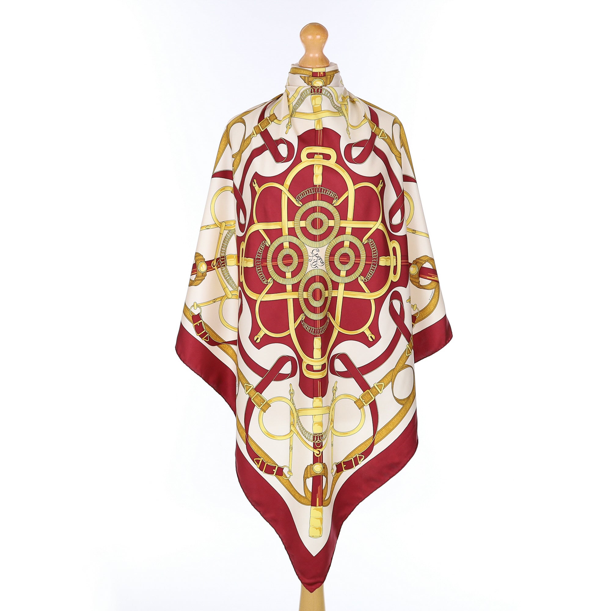 Hermès Eperon D'or Silk Scarf