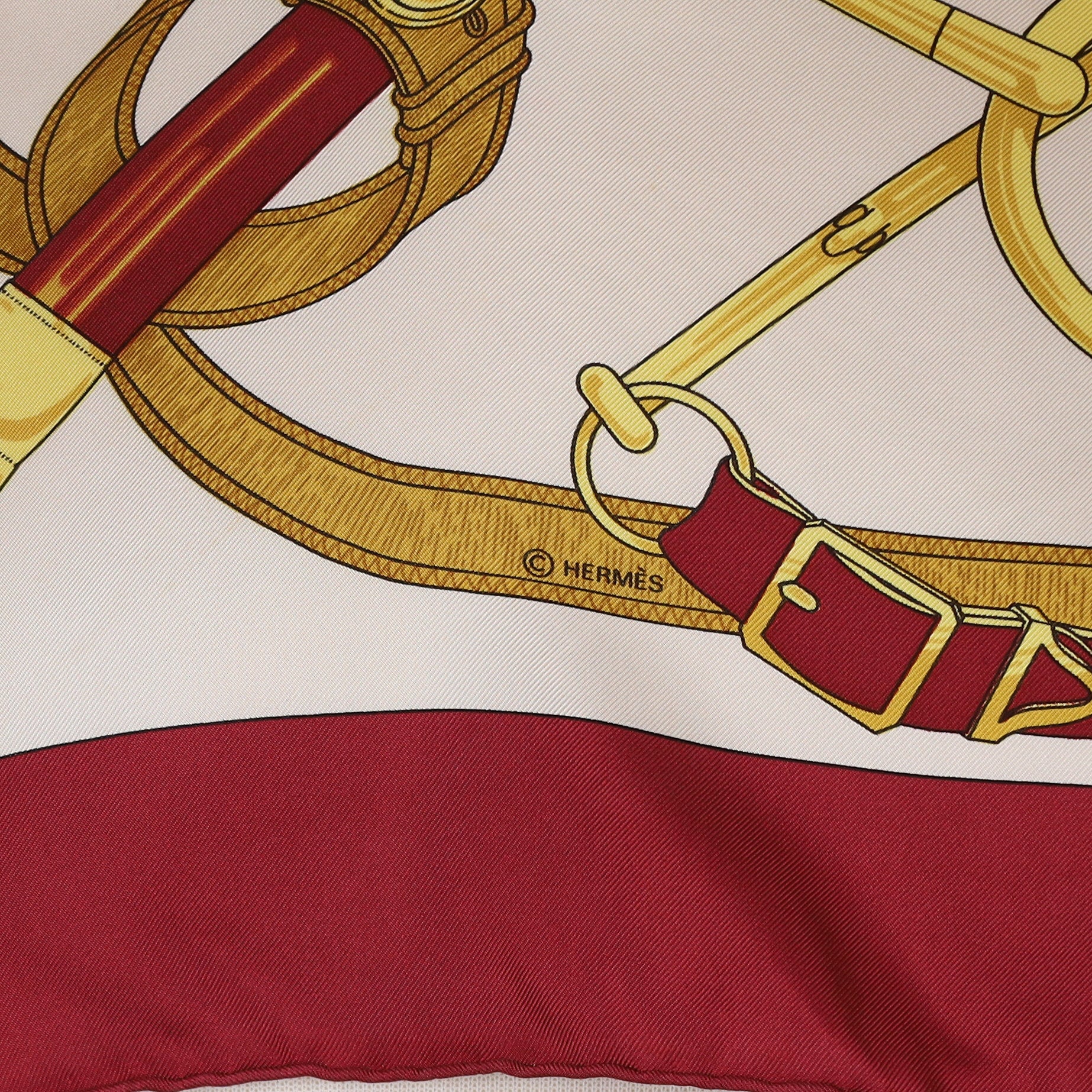 Hermès Eperon D'or Silk Scarf