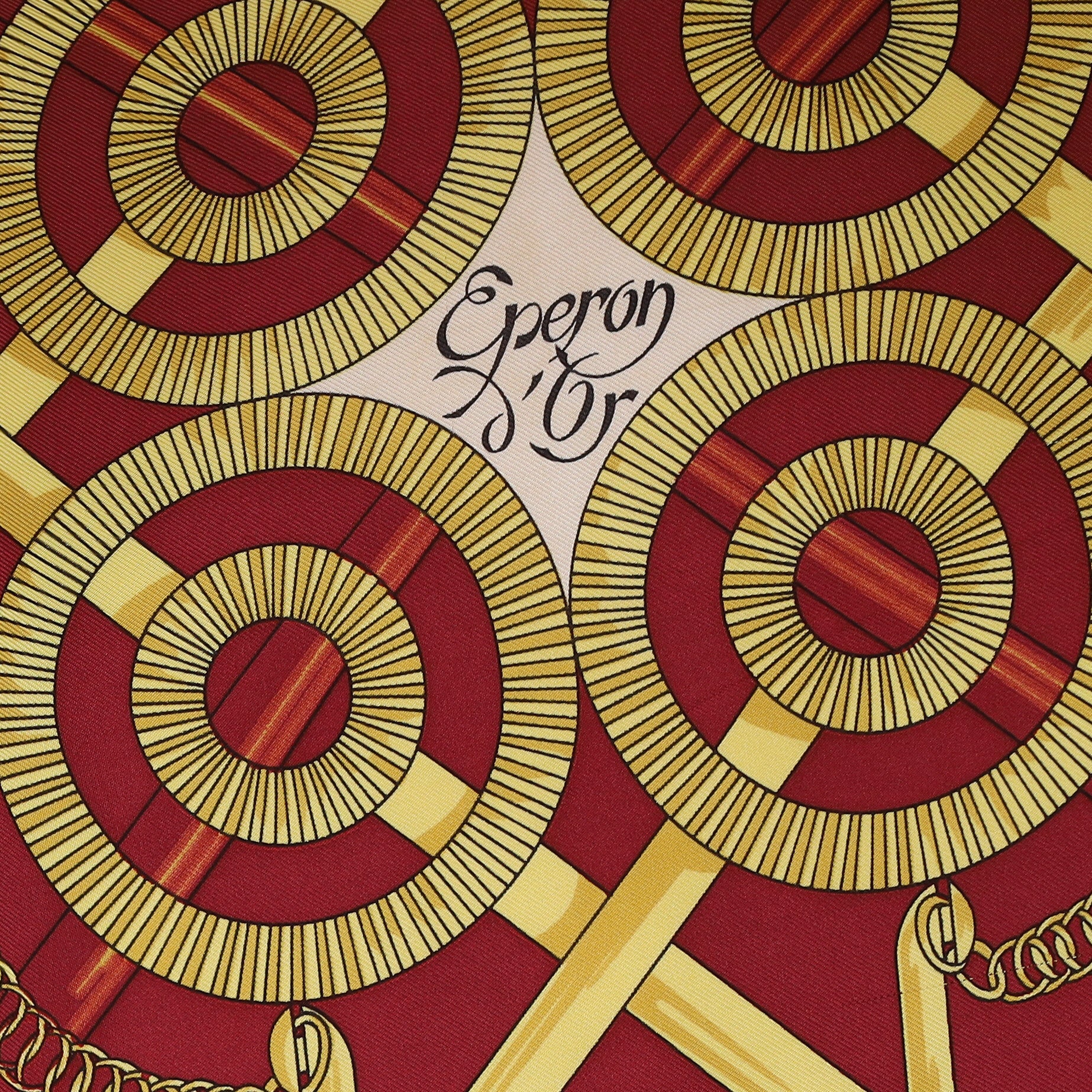 Hermès Eperon D'or Silk Scarf