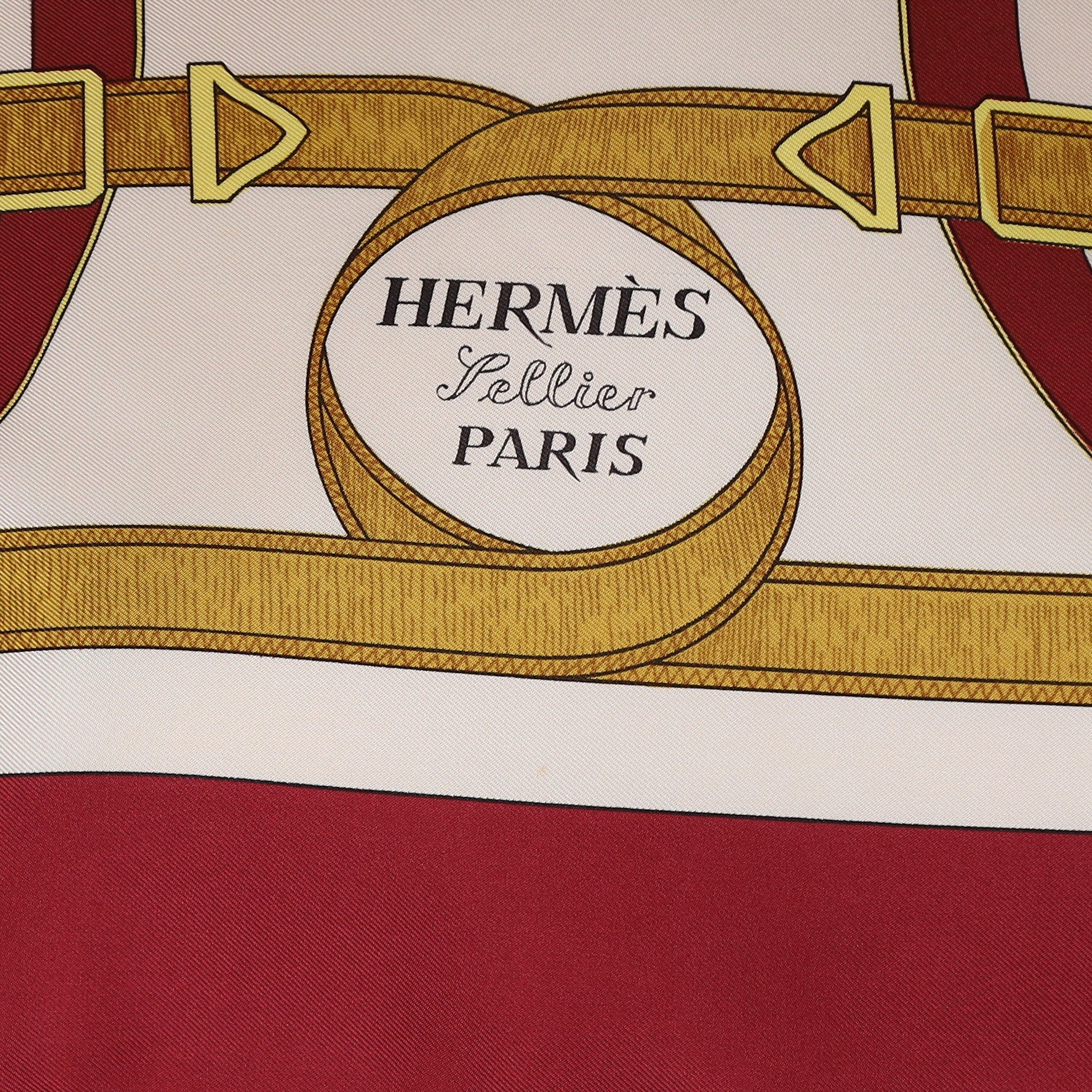 Hermès Eperon D'or Silk Scarf