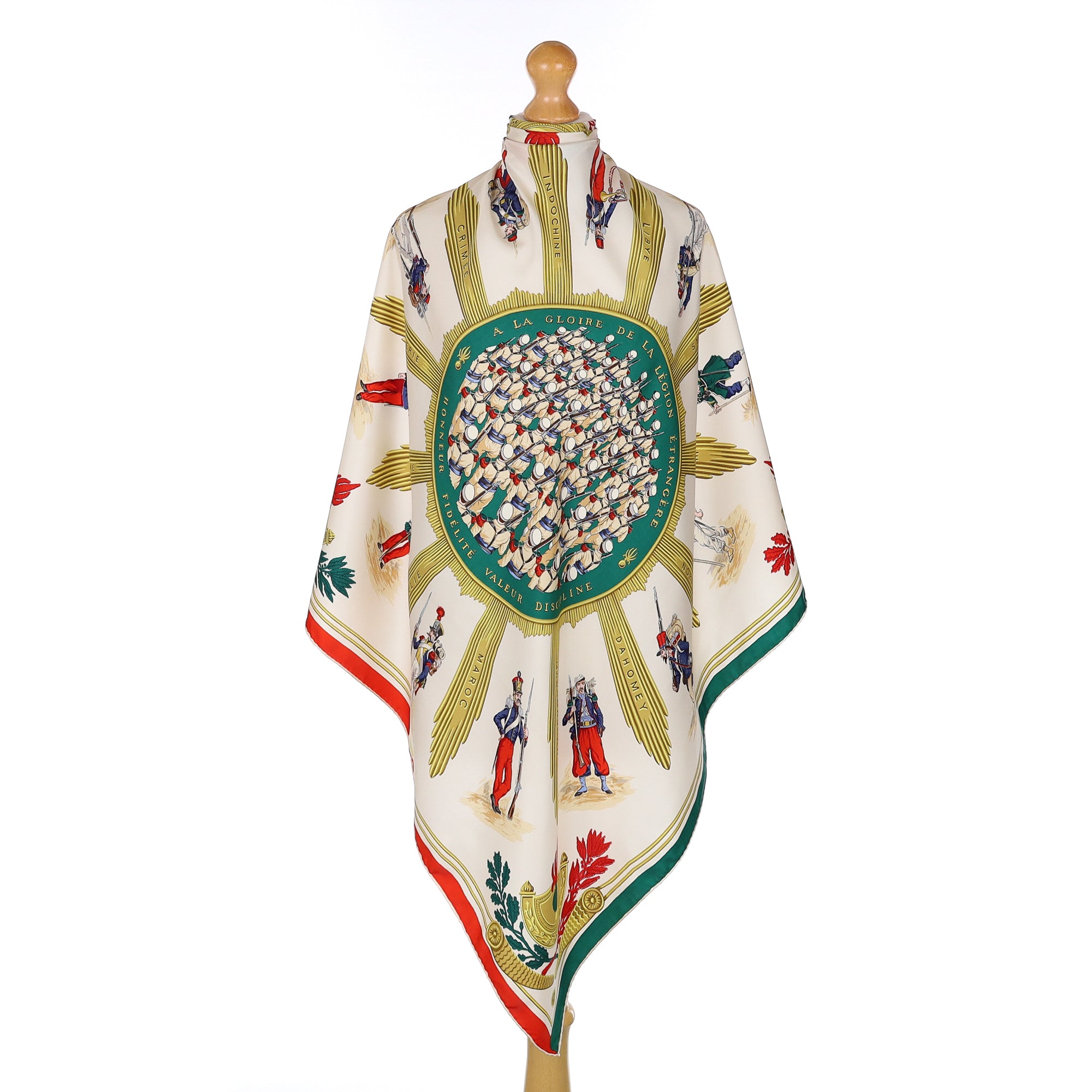 Hermès A La Gloire De La Légion Ètrangère Silk Scarf