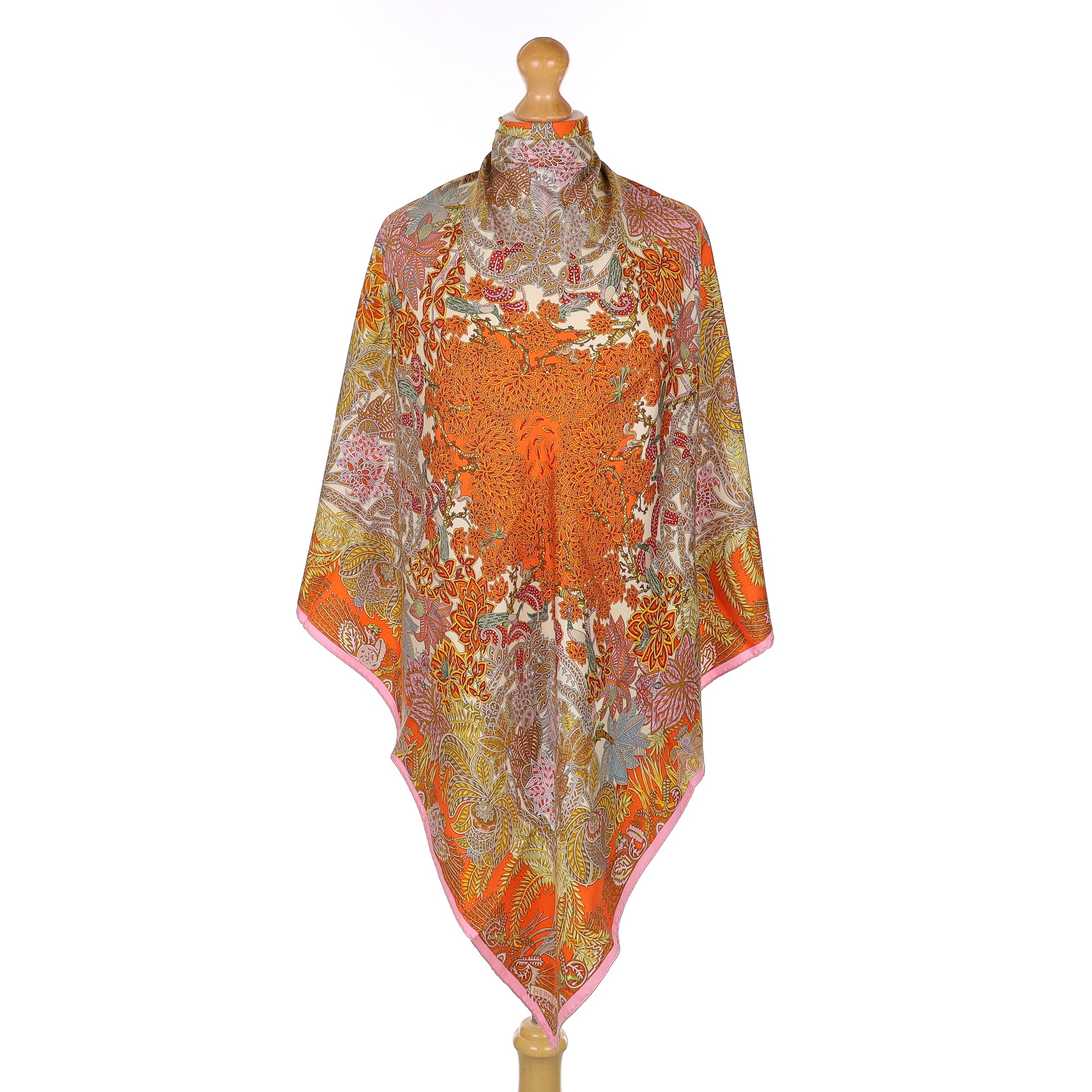 Hermès Maîtres De La Forêt Silk Scarf Rare