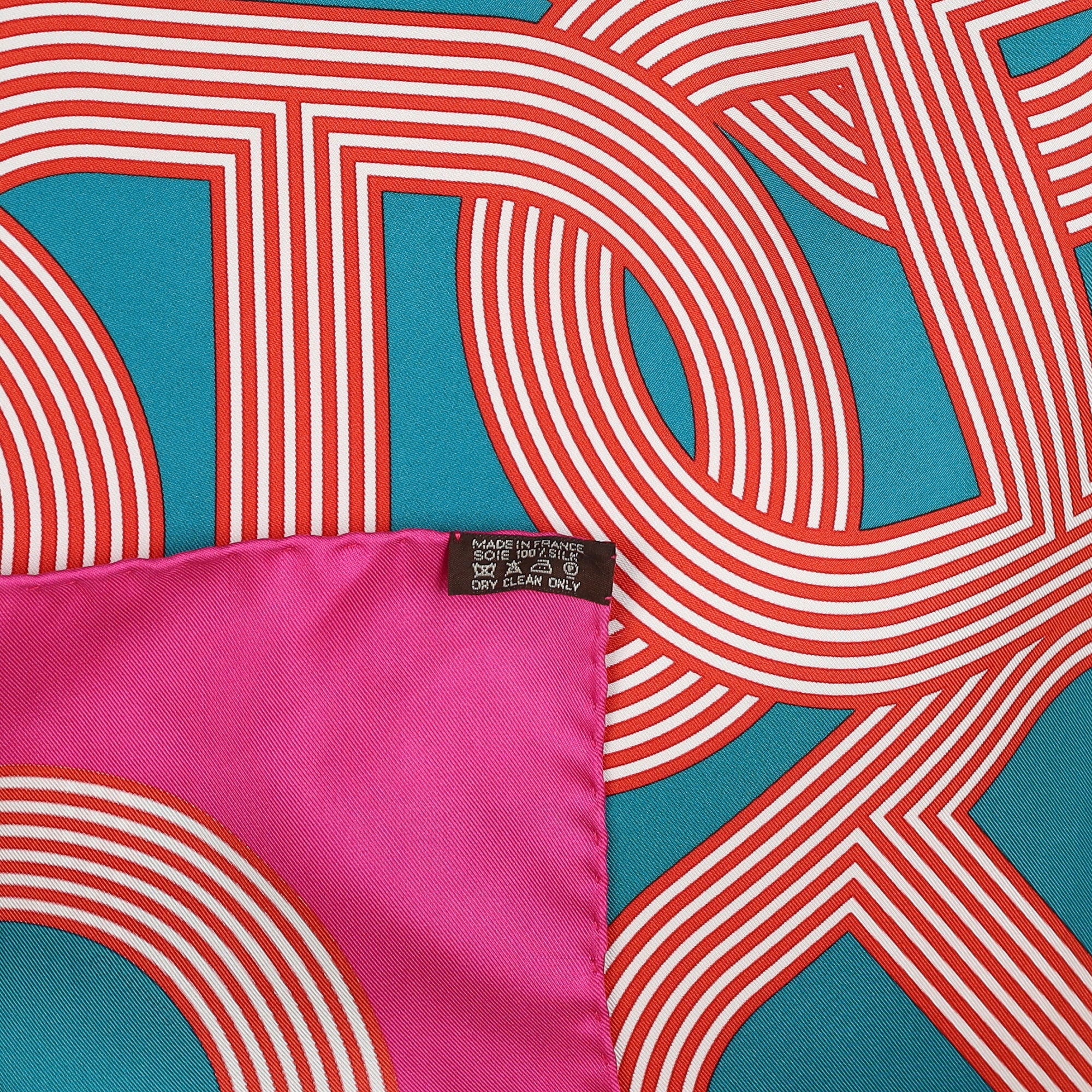 Hermès Circuit 24 Faubourg Silk Scarf