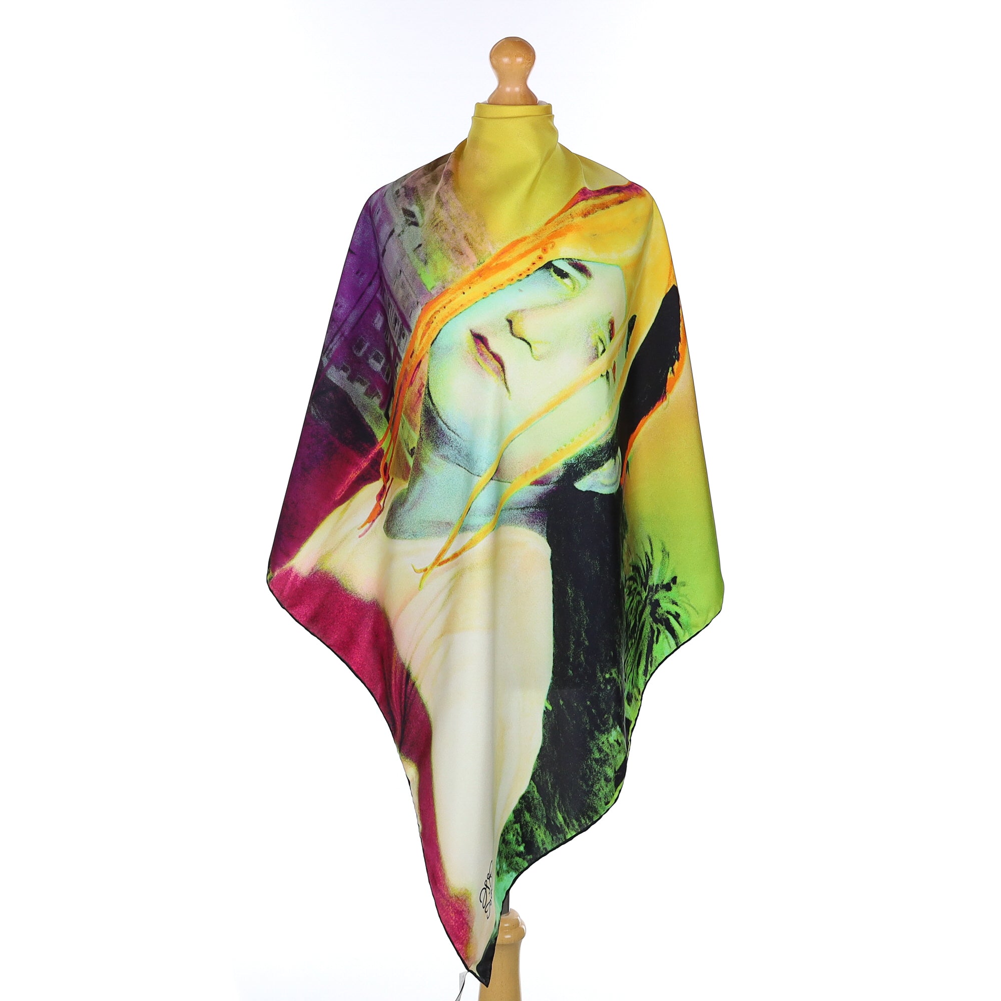 Loewe Man And Octopus Silk Scarf