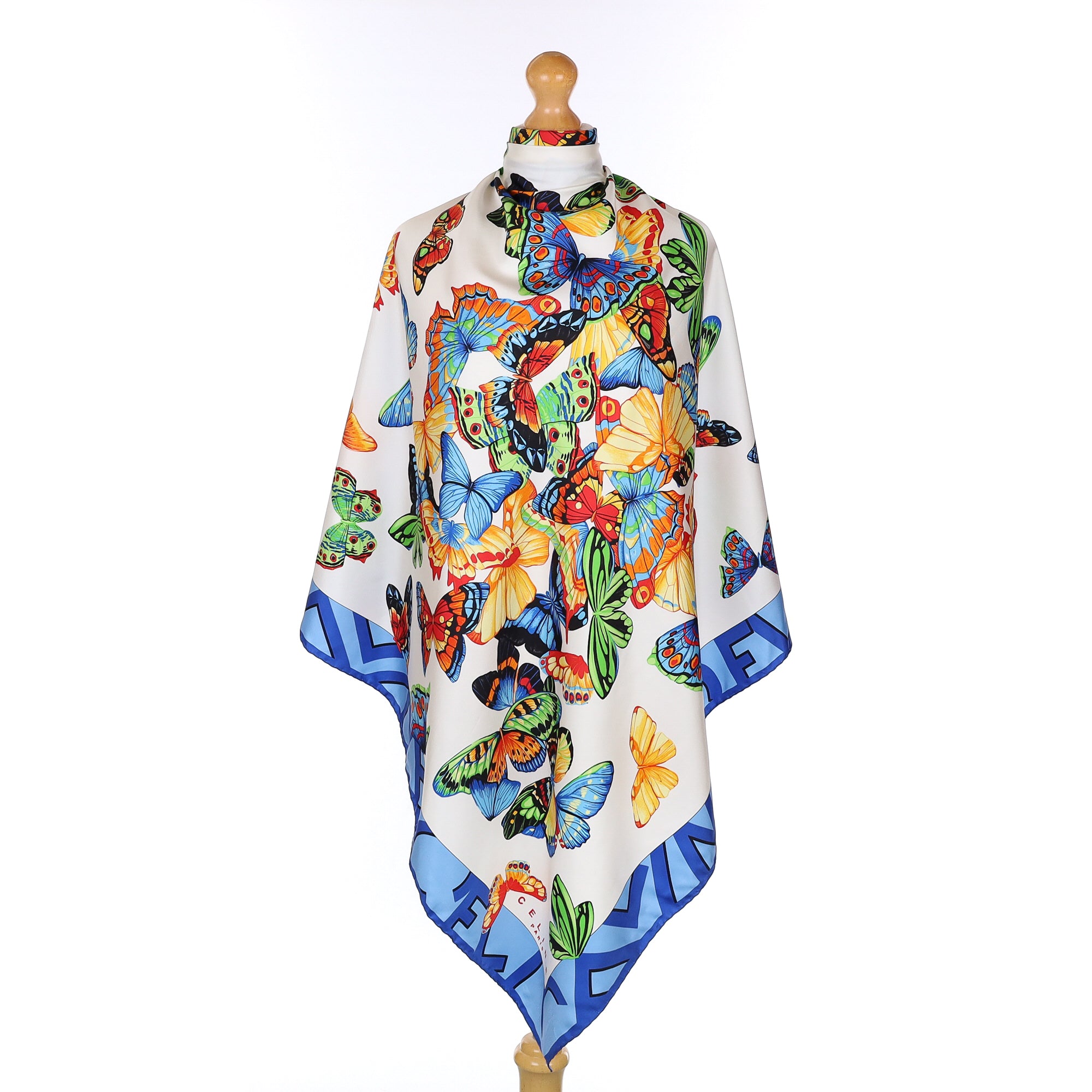 Celine Butterfly Silk Scarf