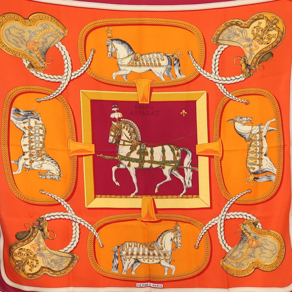 Hermès Grand Aparat Silk Scarf