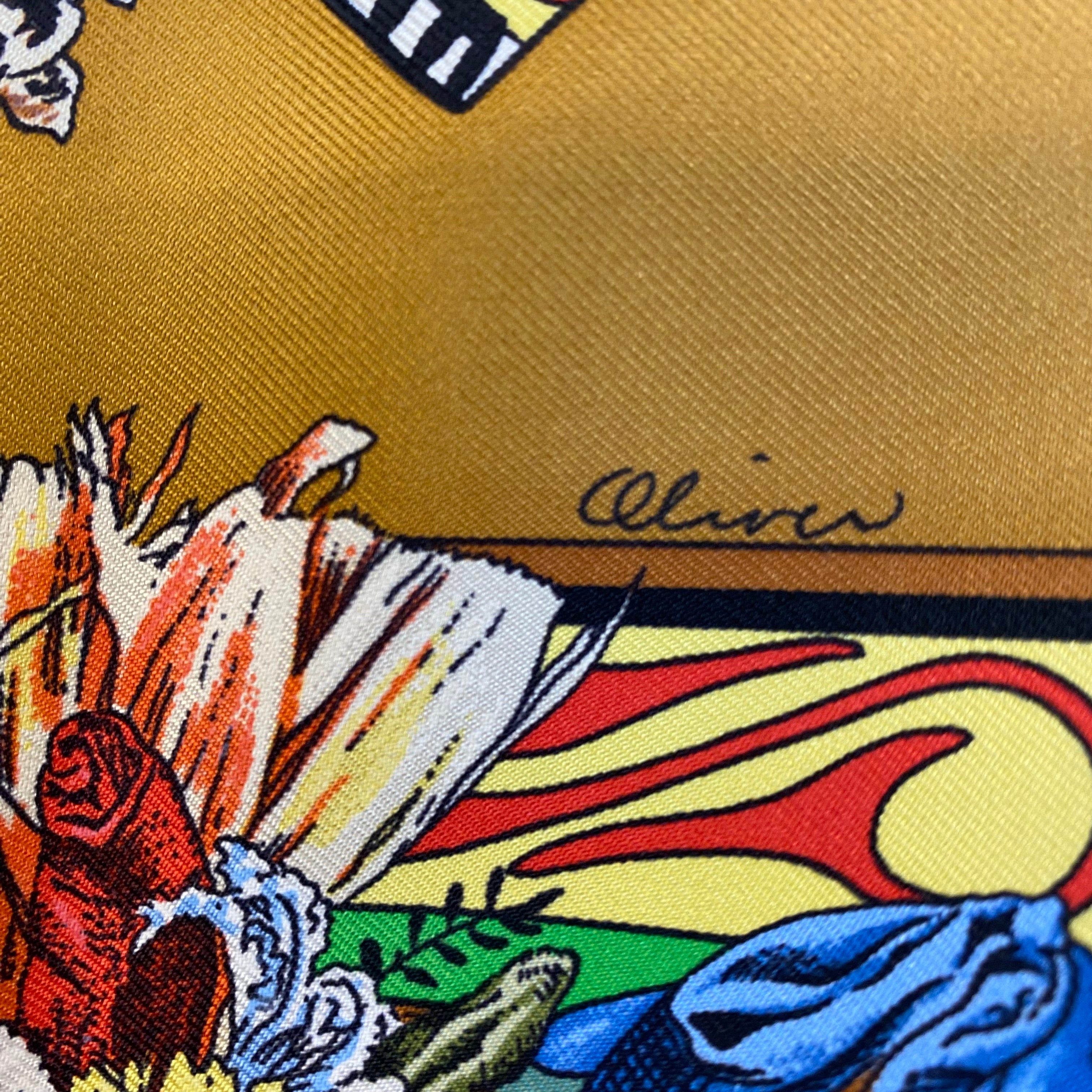 Hermès Kachinas Silk Scarf Rare