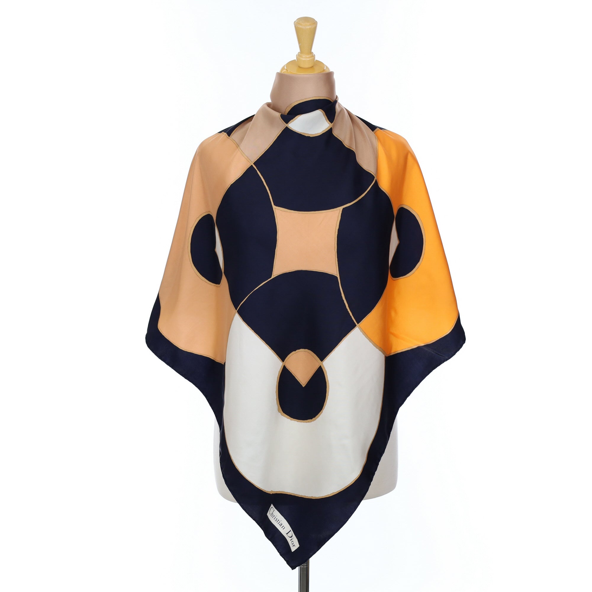 Pristine Christian Dior Boxed Vintage Silk Scarf