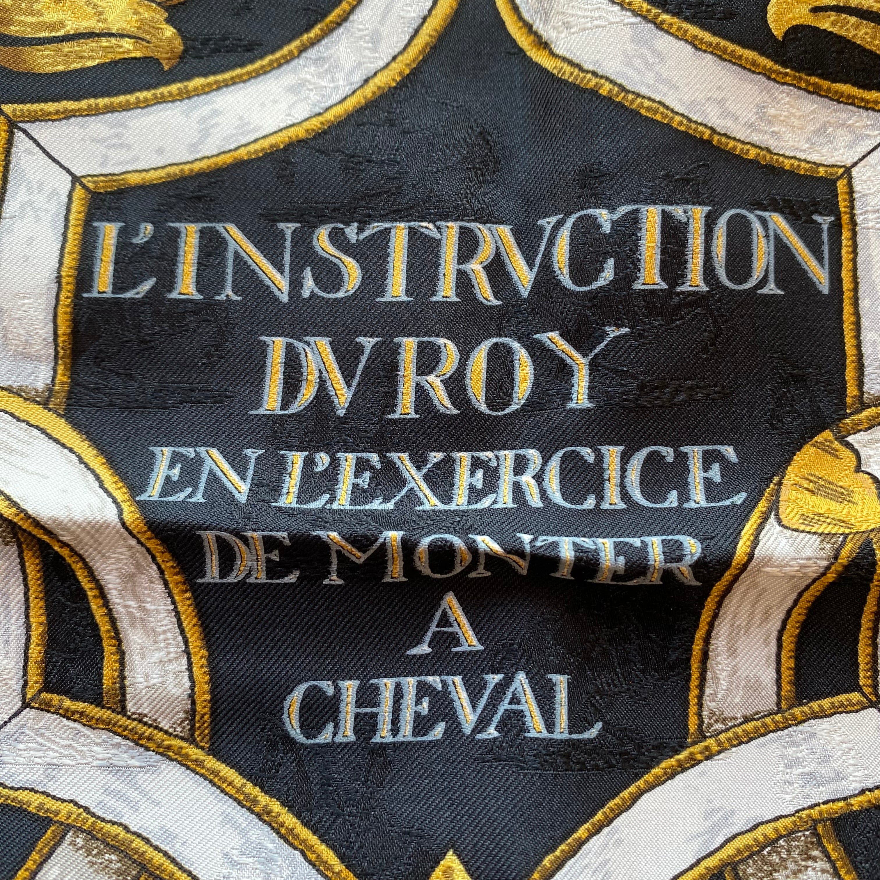 Hermès L’Instrvction Du Roy Silk Scarf