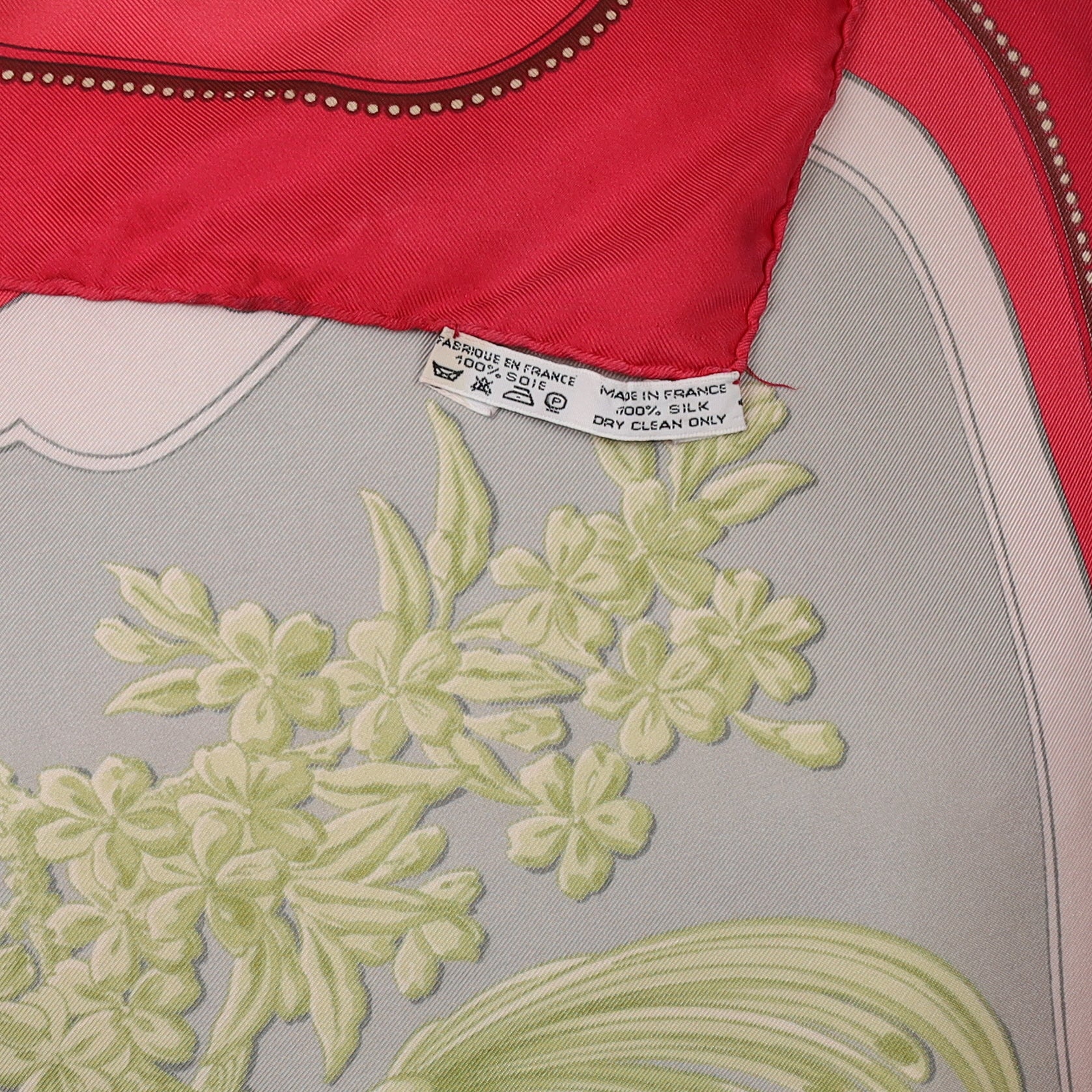 Hermès Tsubas Vintage Silk Scarf