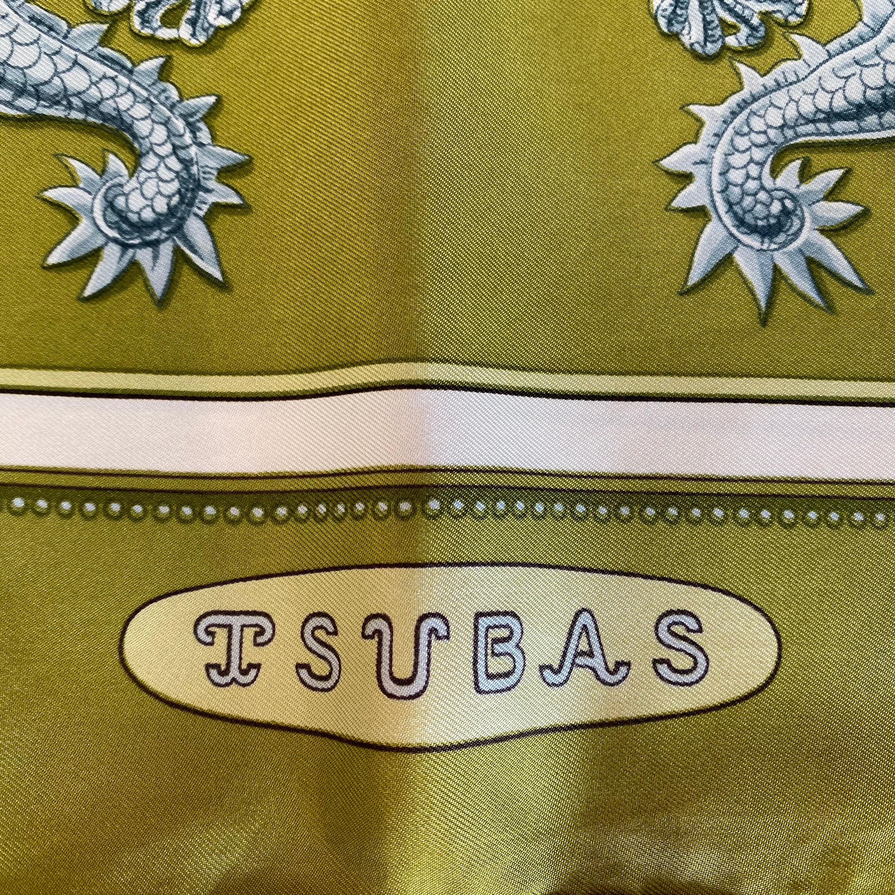 Hermès Tsubas Vintage Silk Scarf