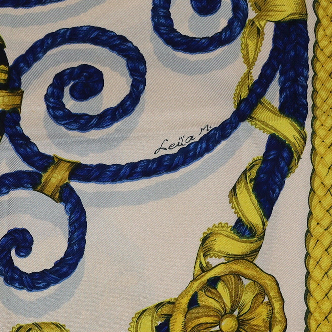 Boxed Hermès Jouvence Vintage Silk Scarf Quite Rare