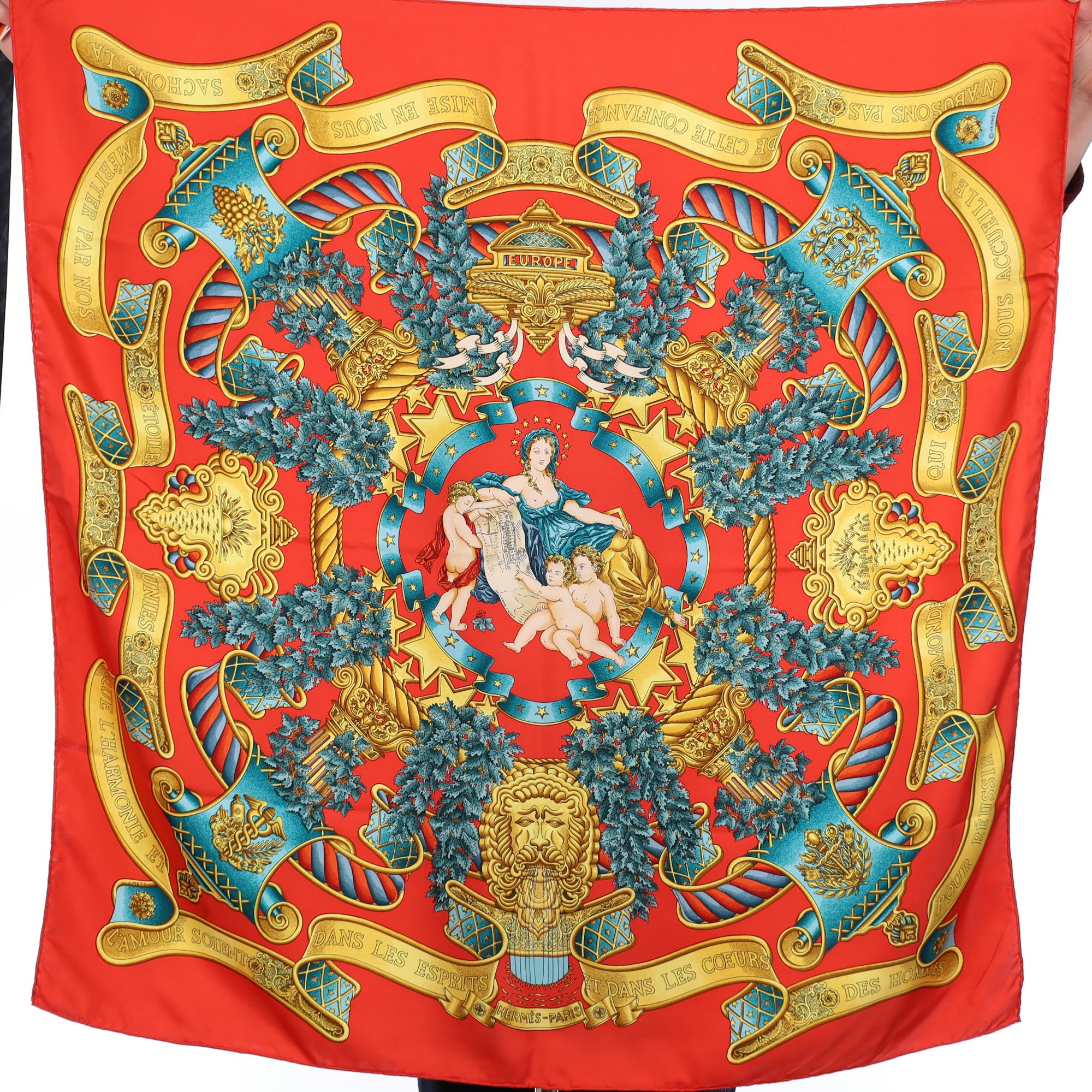 Hermès Europe Silk Scarf Rare