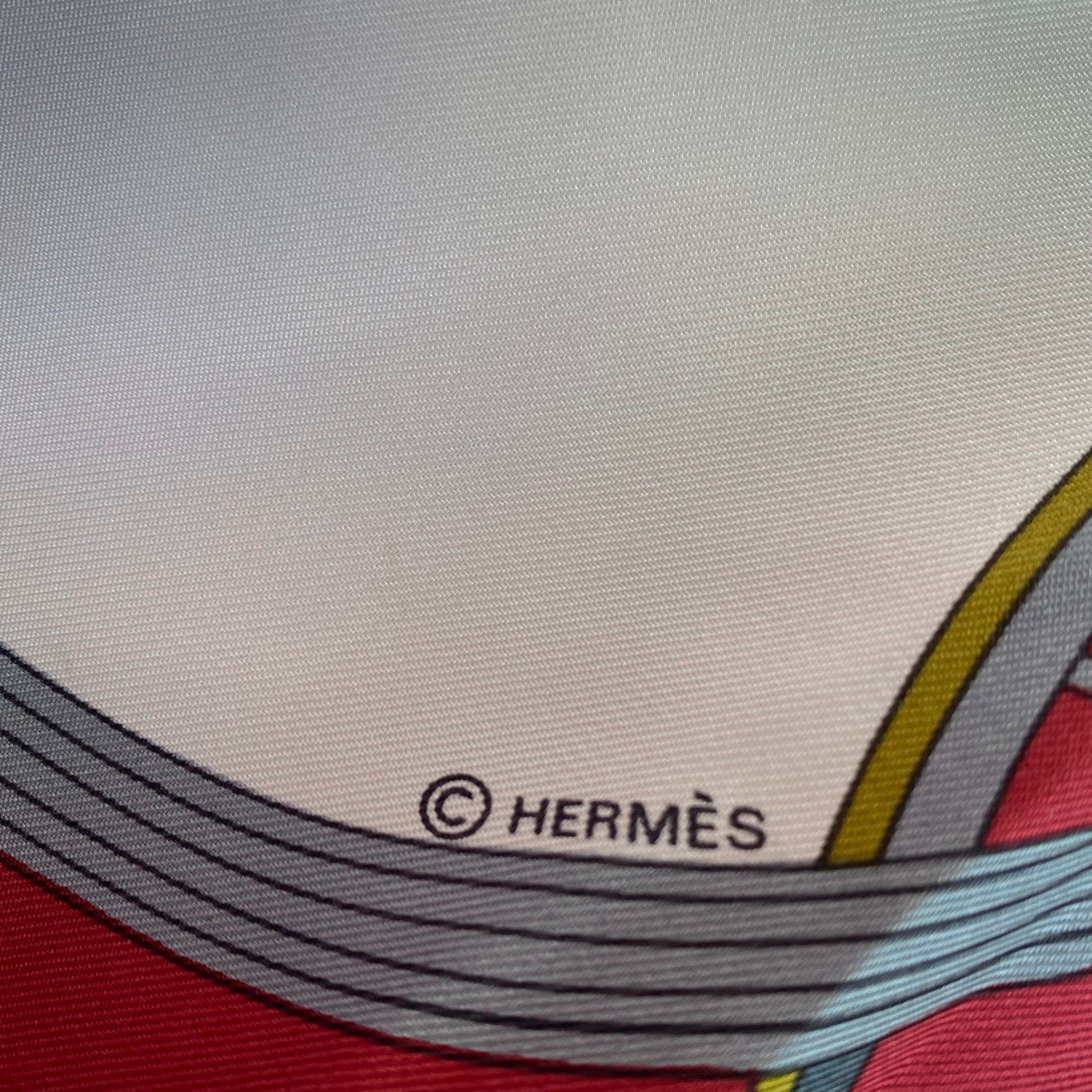 Hermès Springs Silk Scarf