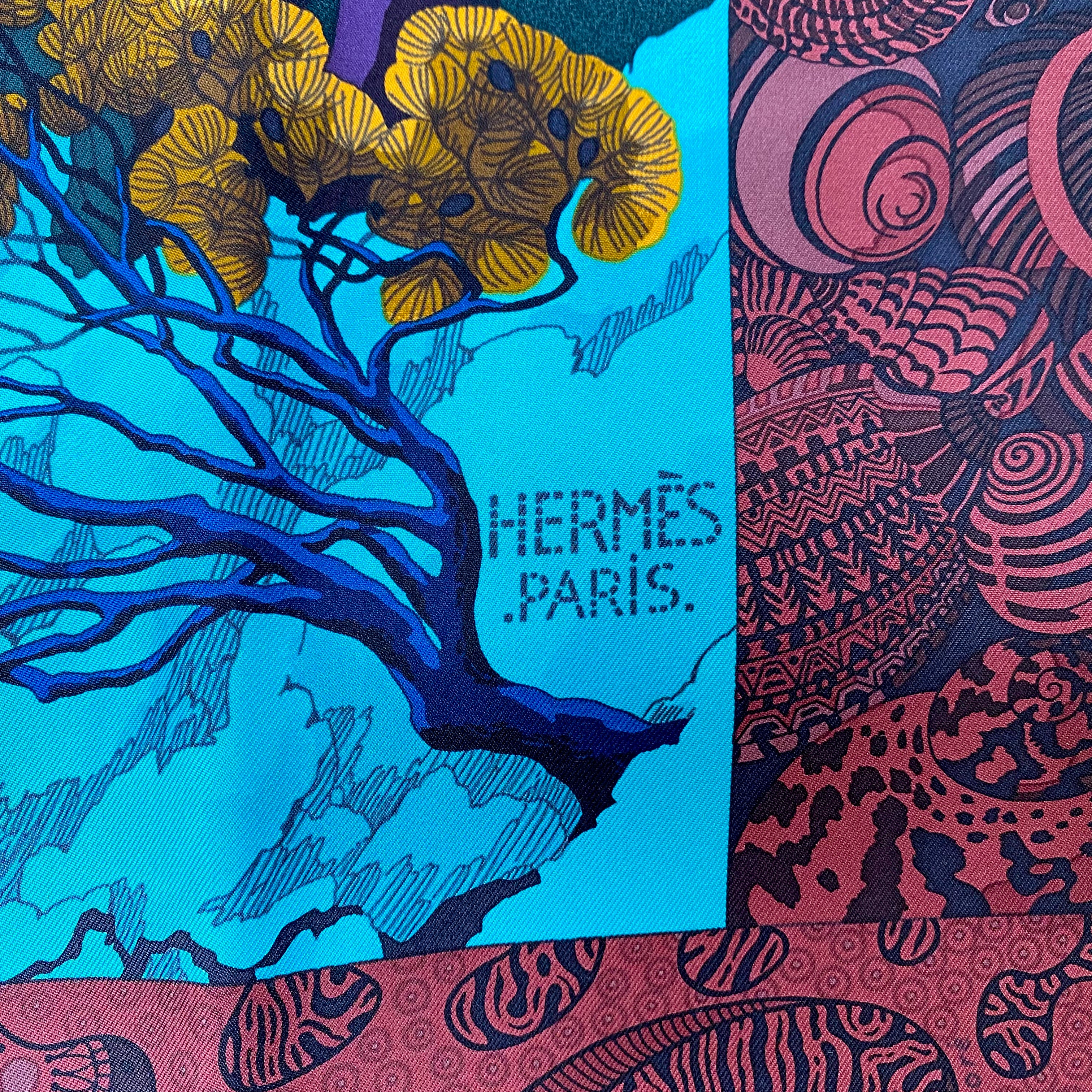 Brand New Boxed Hermès Sieste au Paradis Silk Scarf Highly Sought After/Grail