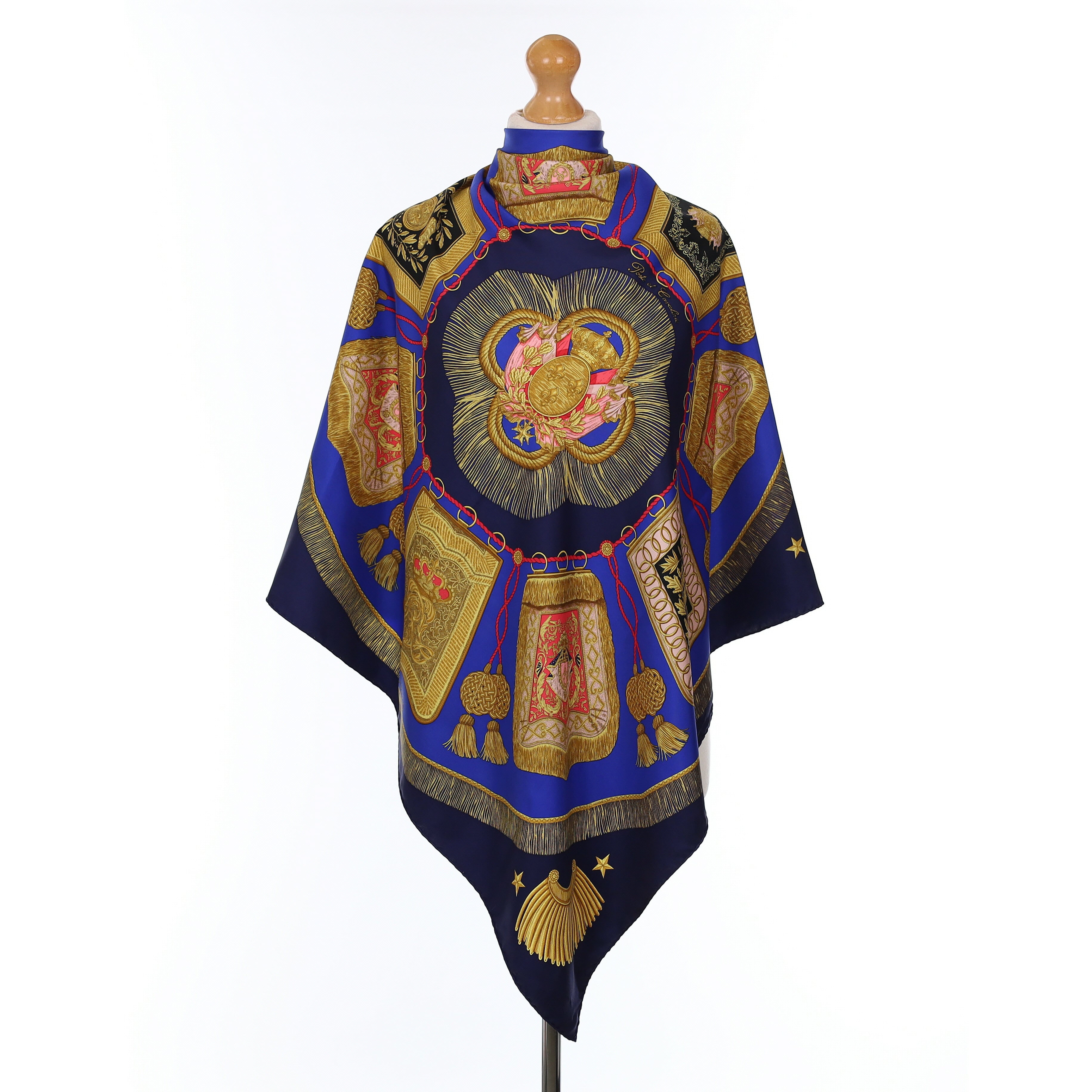 Hermès Poste Et Cavalerie Silk Scarf