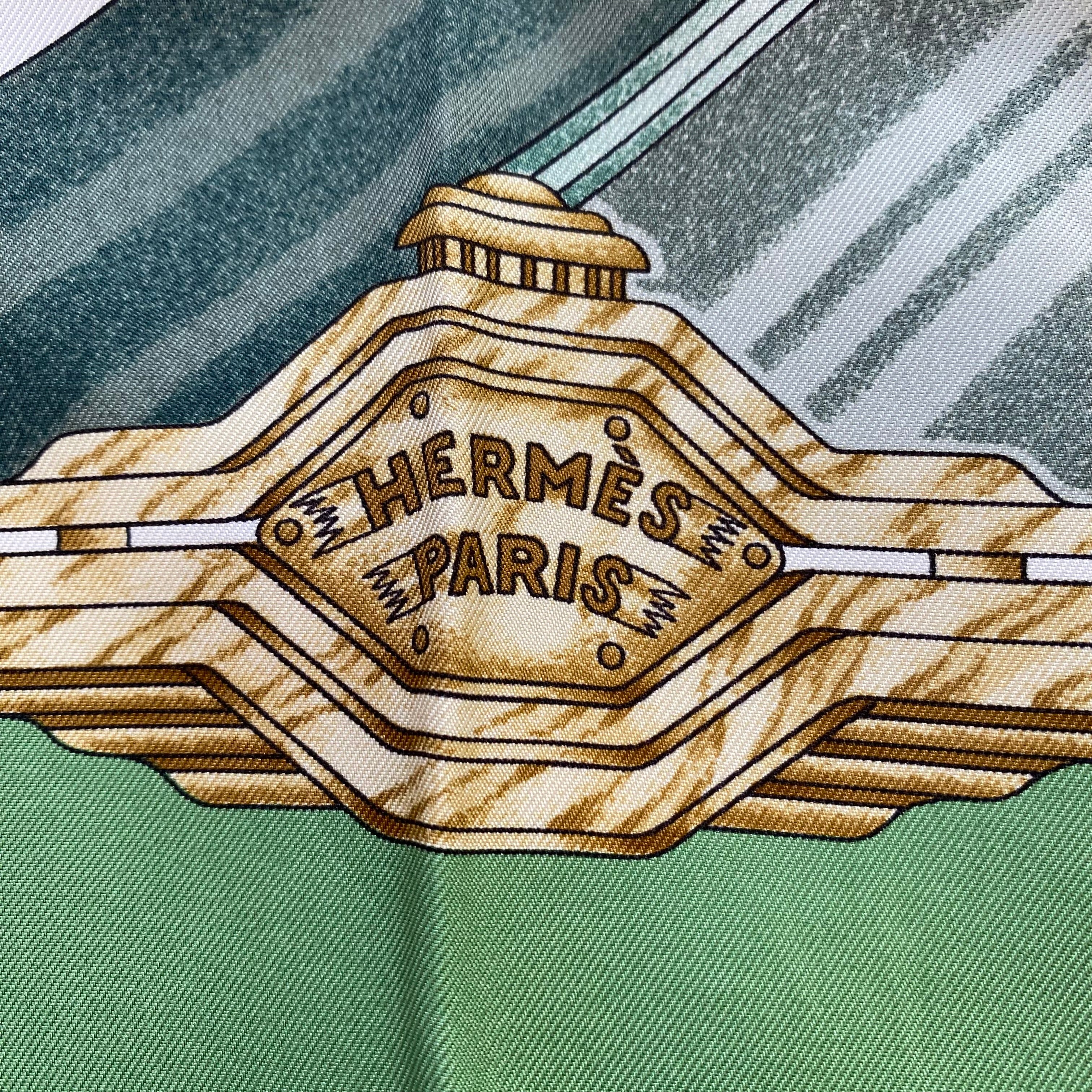Brand New Boxed Hermès Automobile Silk Scarf Quite Rare
