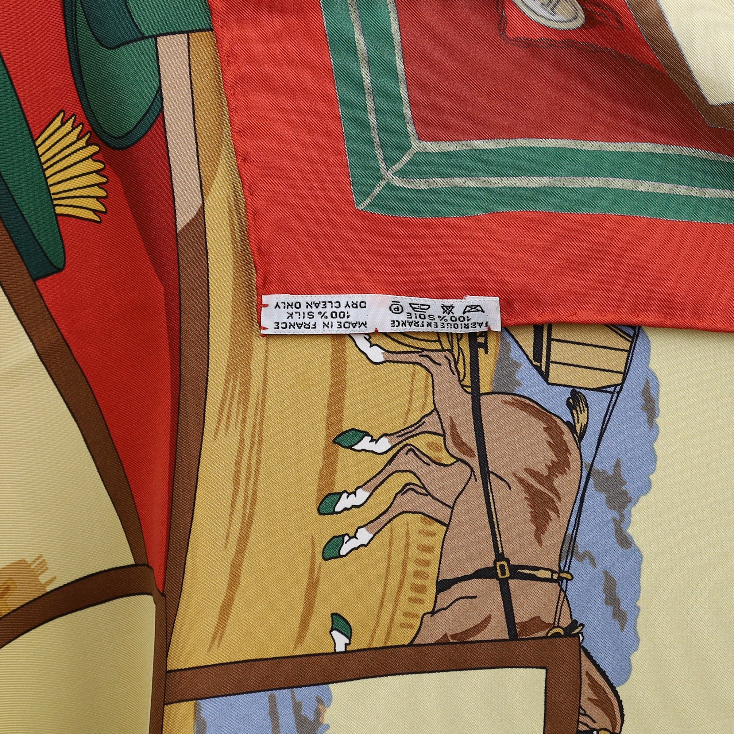 Hermès Mail-Coach Silk Scarf