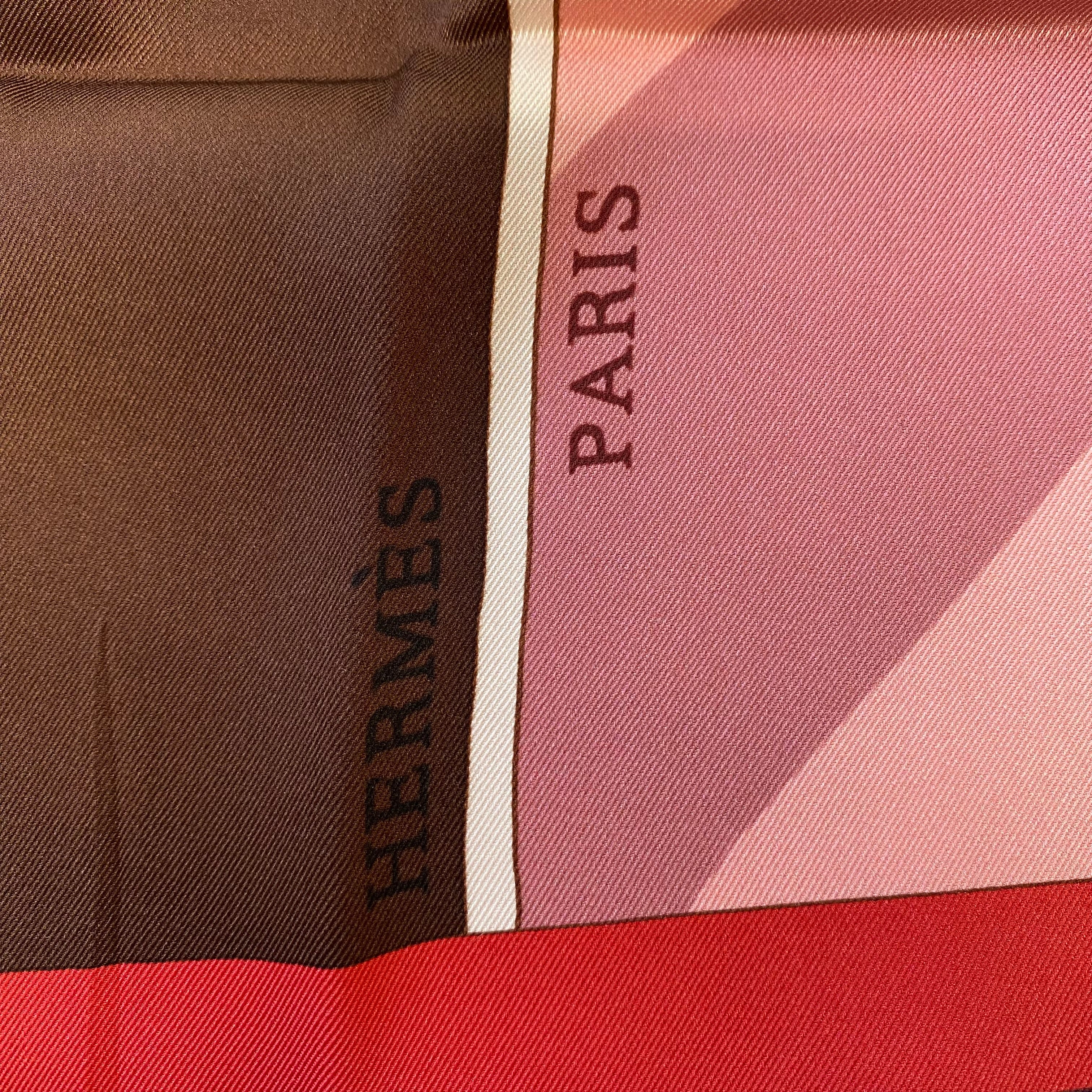 Hermès 70 Swinging Saint-Germain Silk Scarf