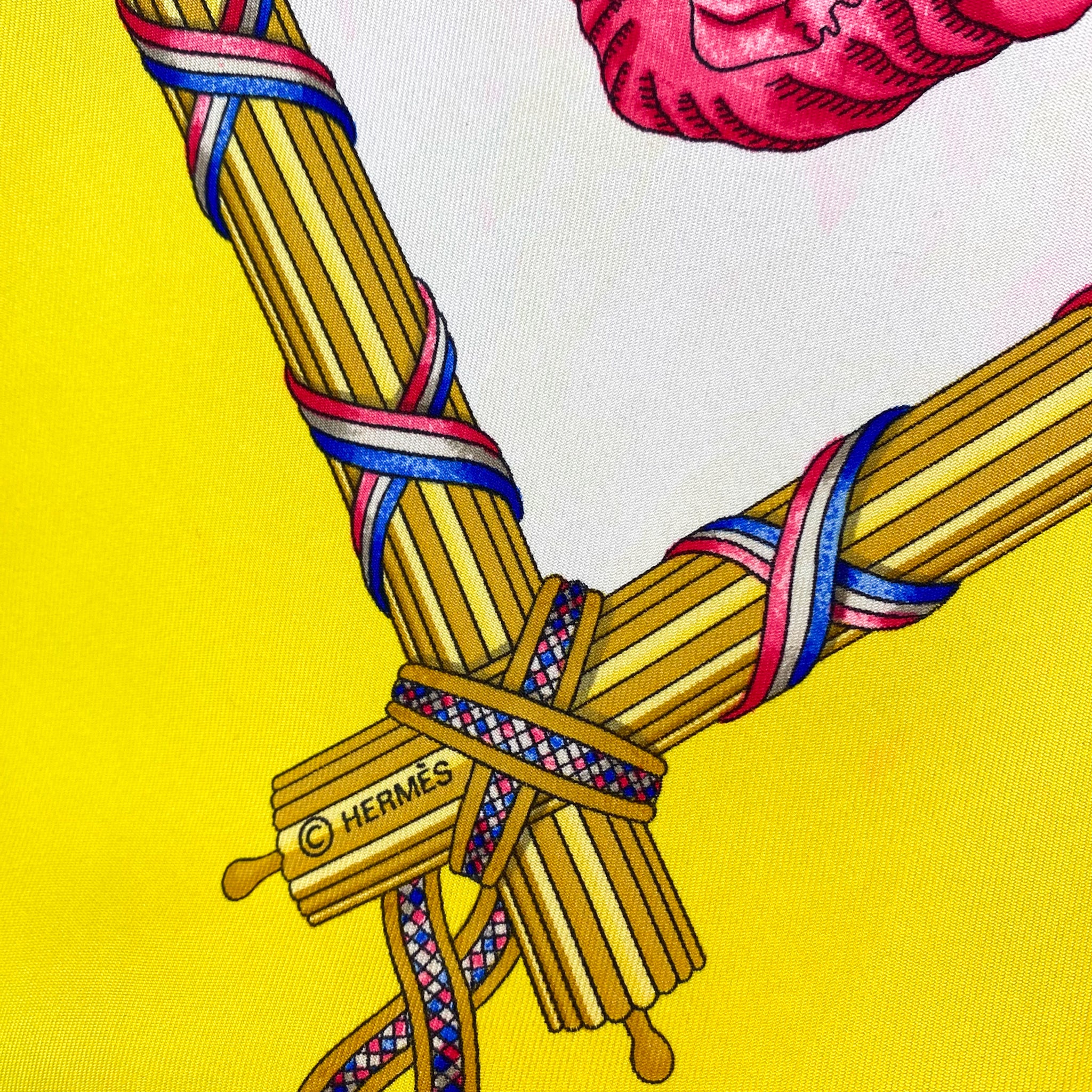 Boxed Hermes Liberte Egalite 1989 Designer Silk Scarf