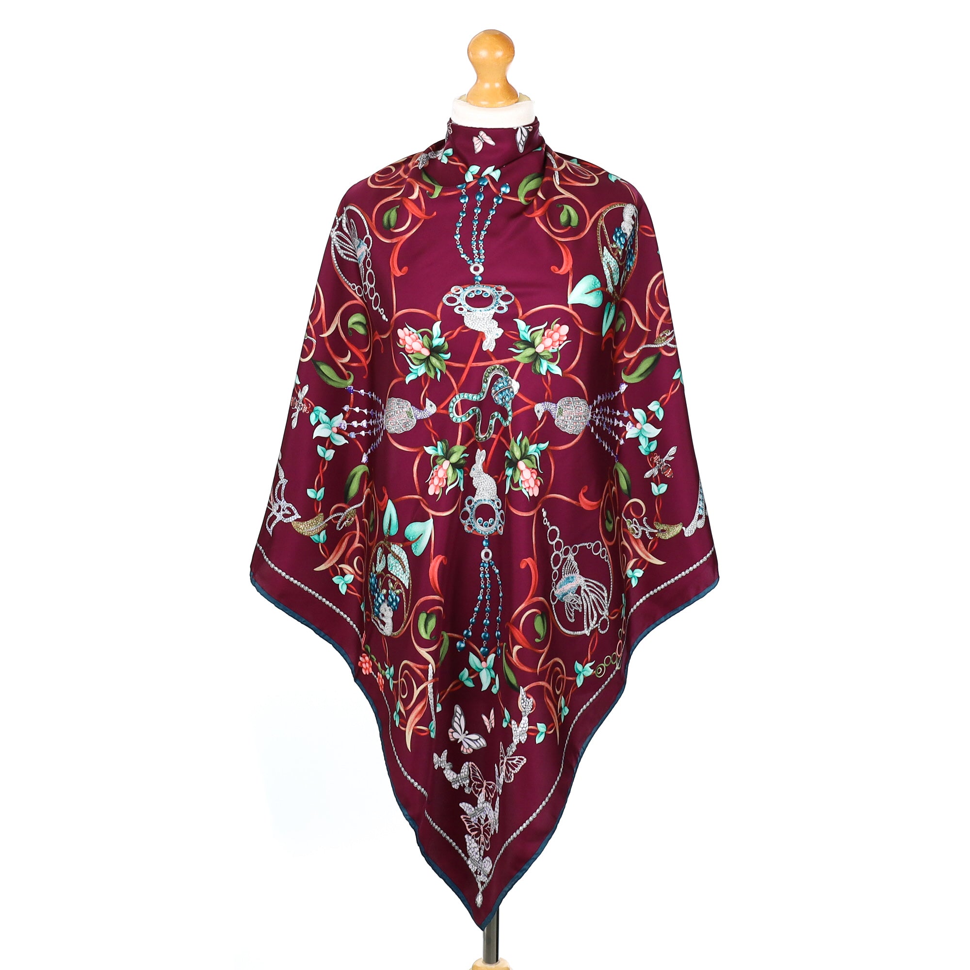 Chopard Jewel Patterned Silk Scarf