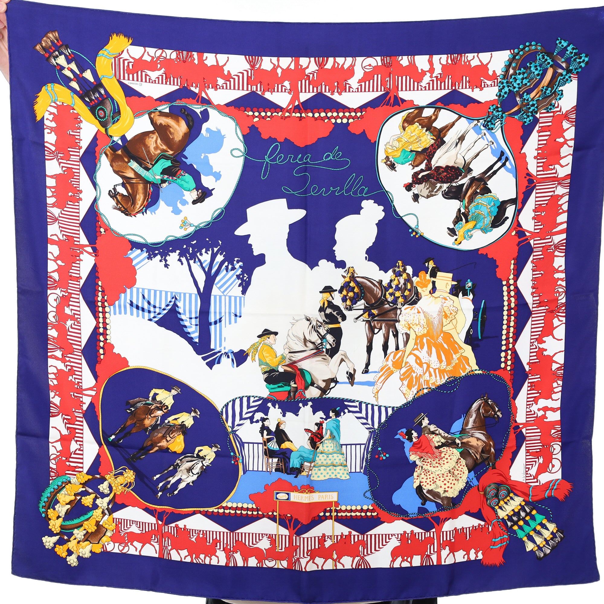 Hermès Feria de Sevilla Silk Scarf Quite Rare