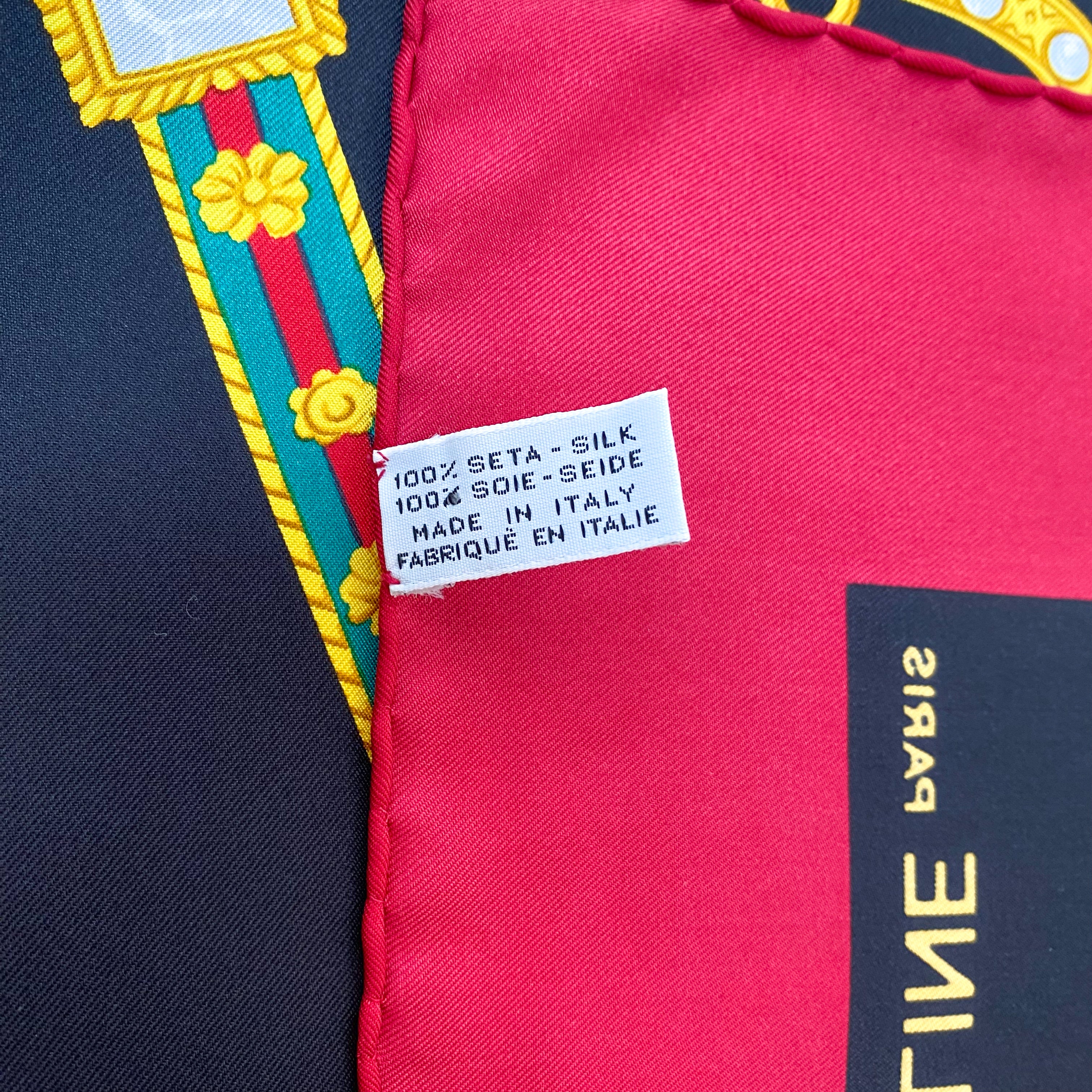 Pristine Celine Designer Silk Scarf