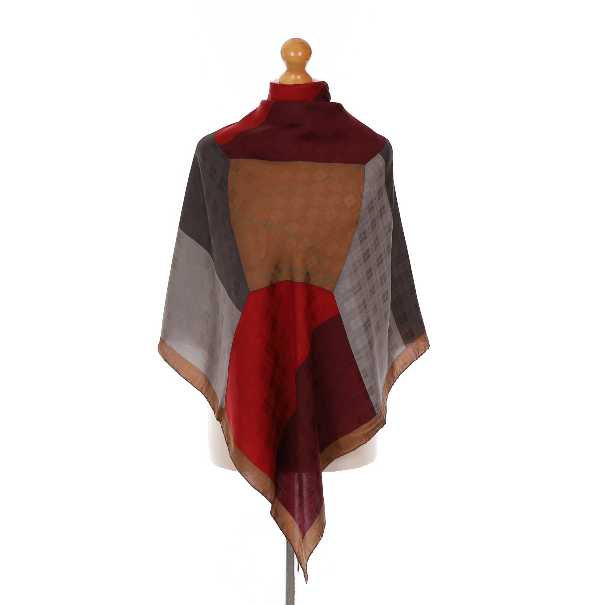 Chloé Block Colour Vintage Silk Scarf