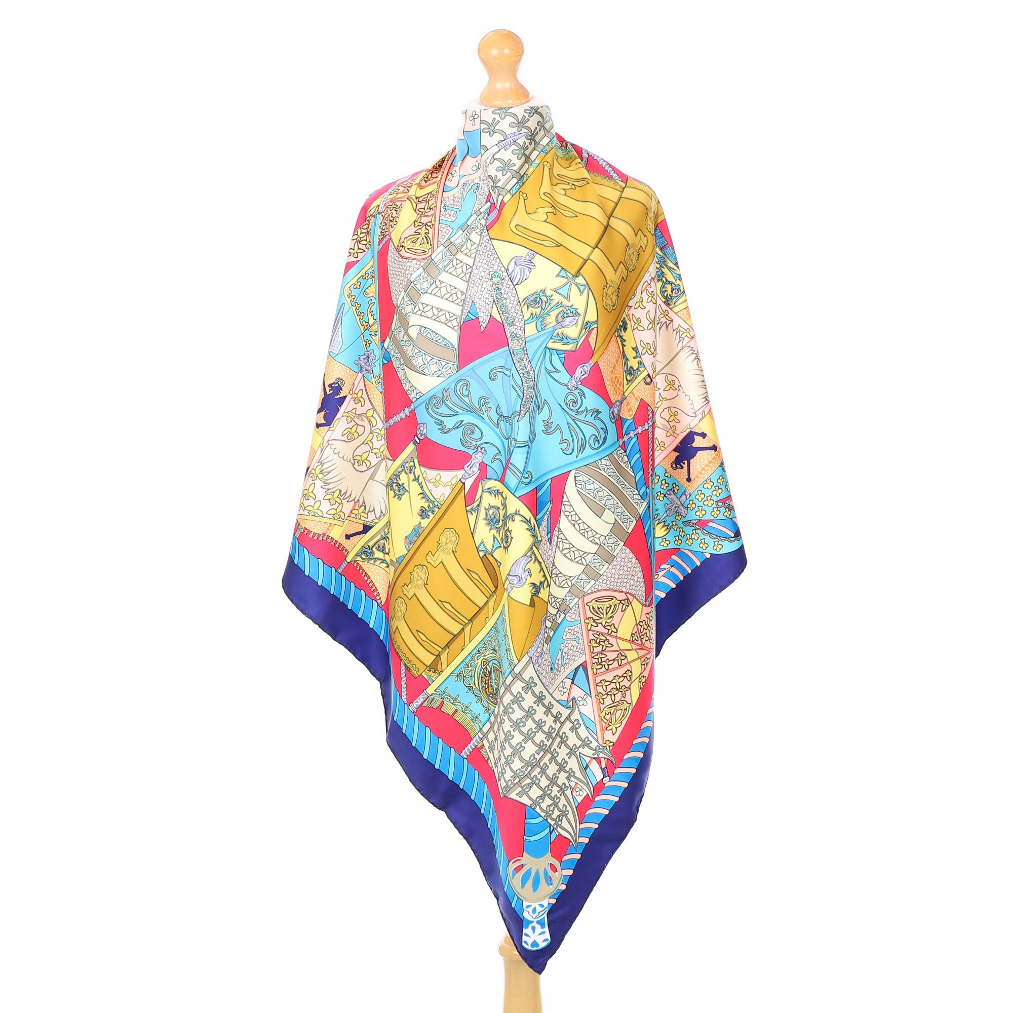 Hermès Étendards Et Bannières Silk Scarf