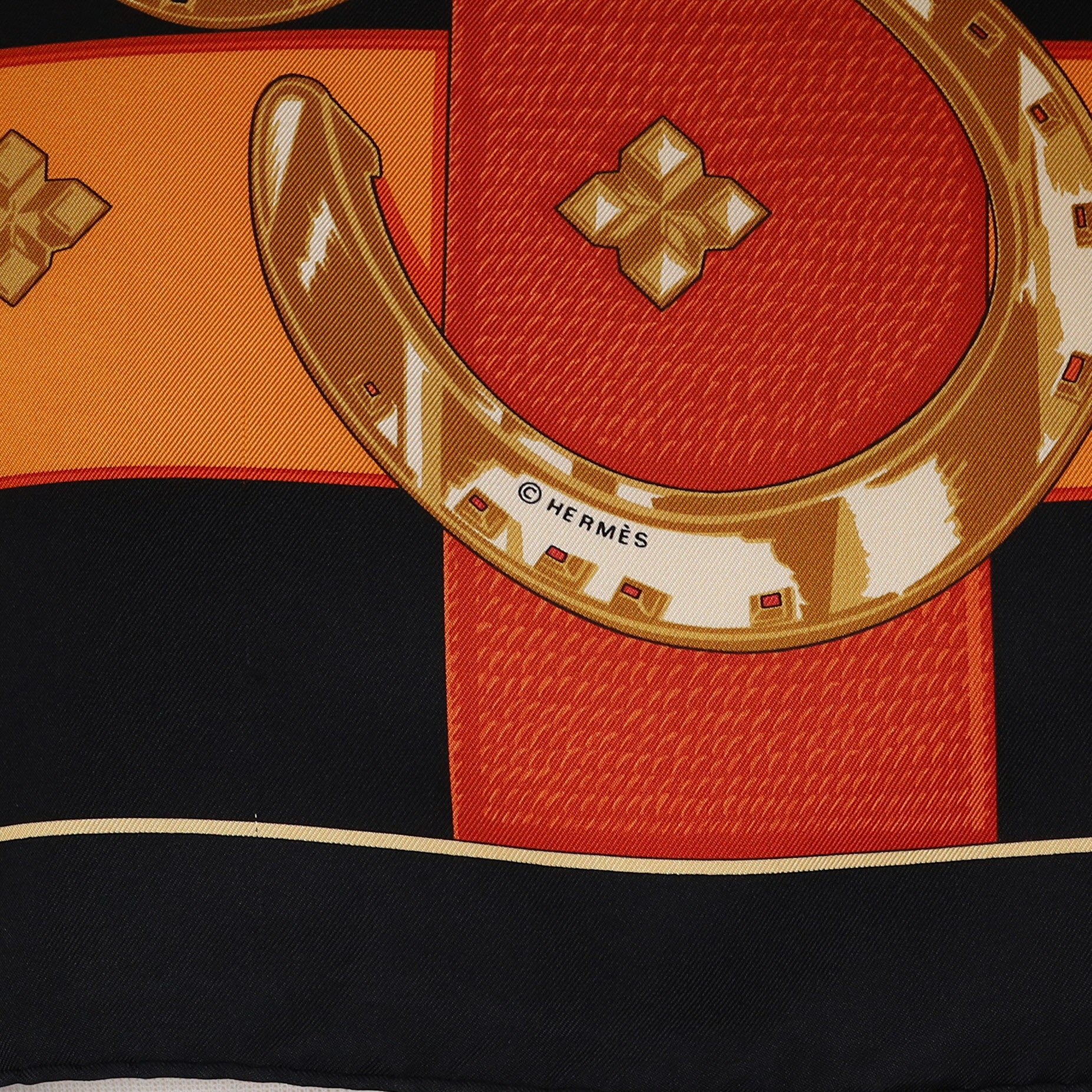 Hermès Porte Bonheur Silk Scarf