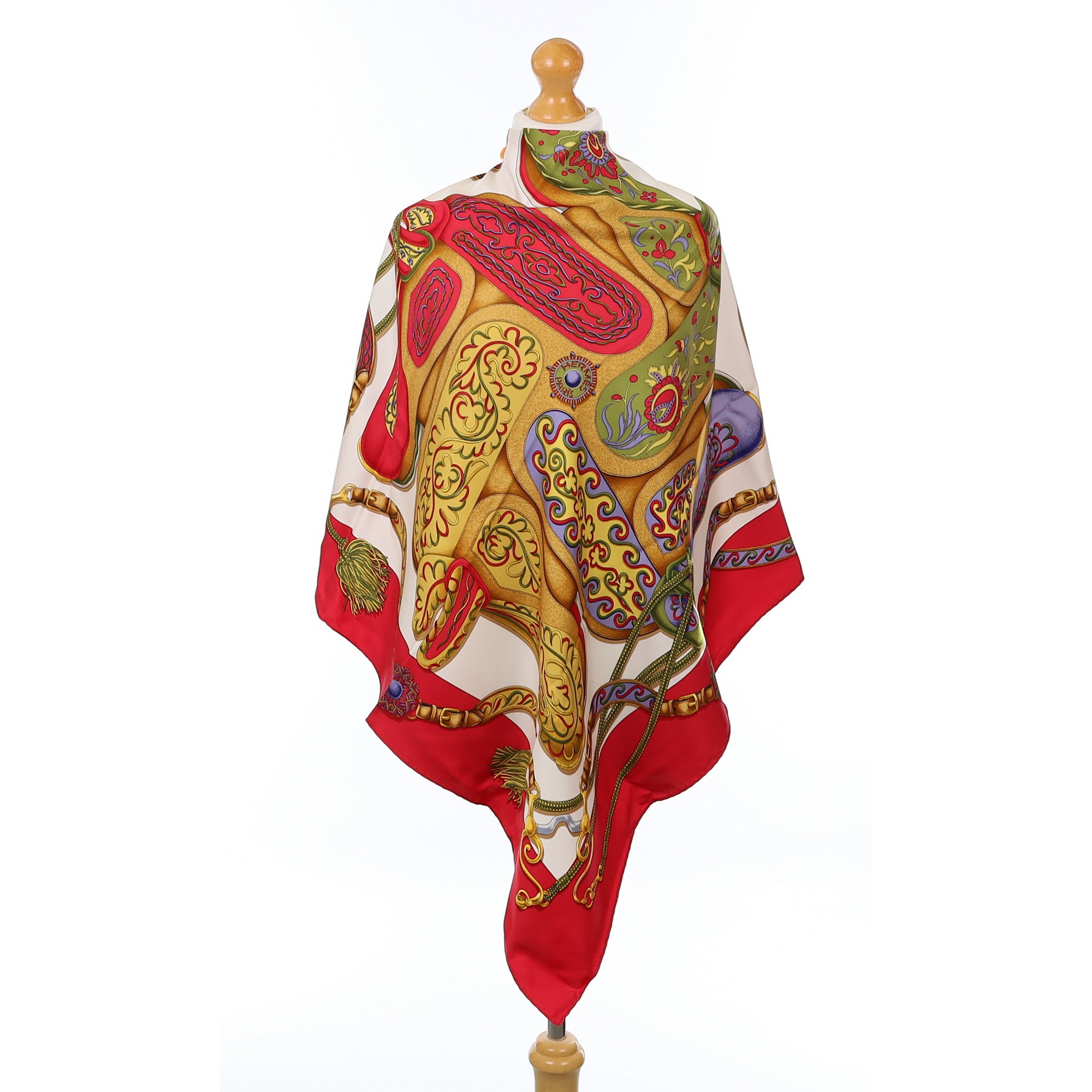Hermès Renomme Festival des amazones Silk Scarf Quite Rare
