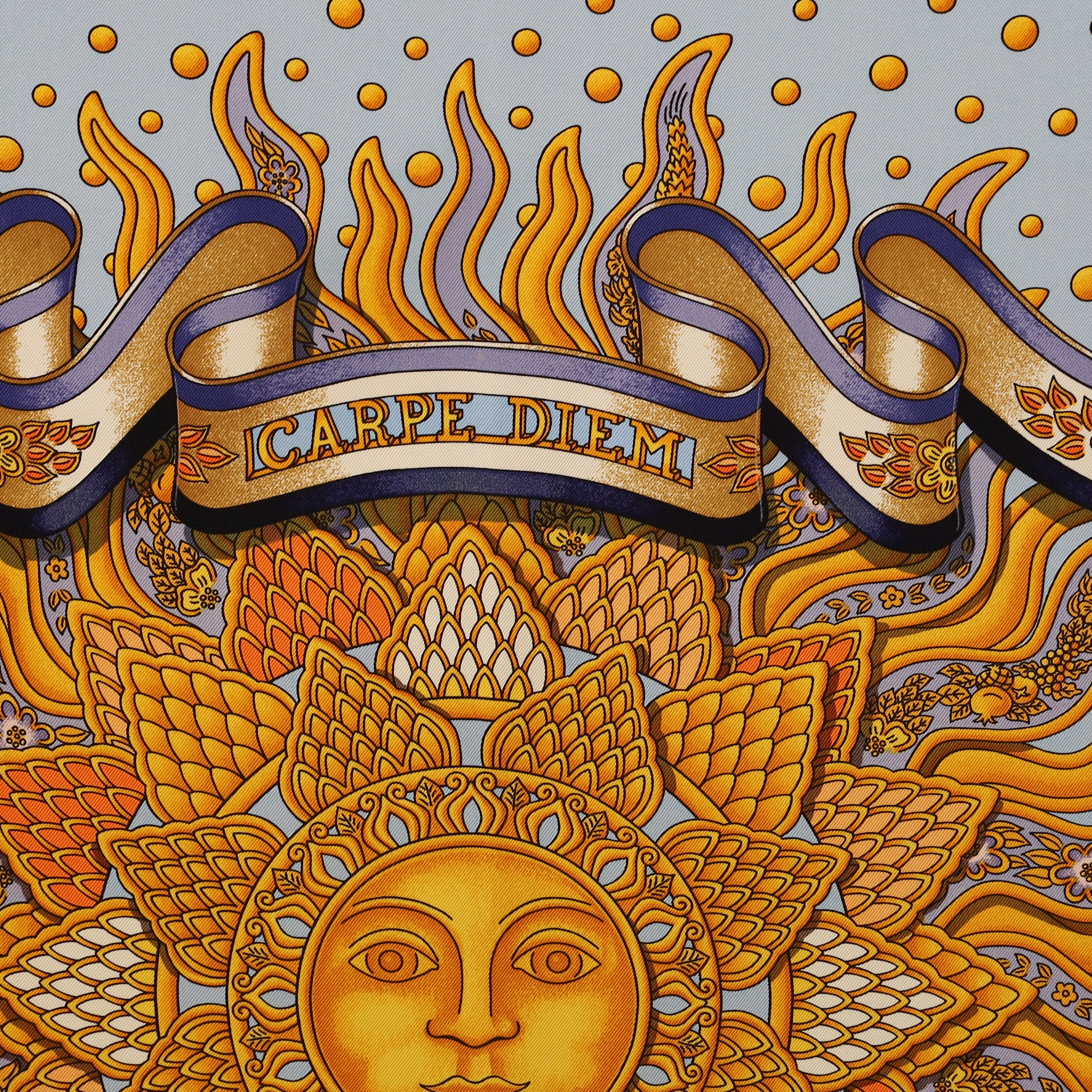 Hermès Carpe Diem Silk Scarf