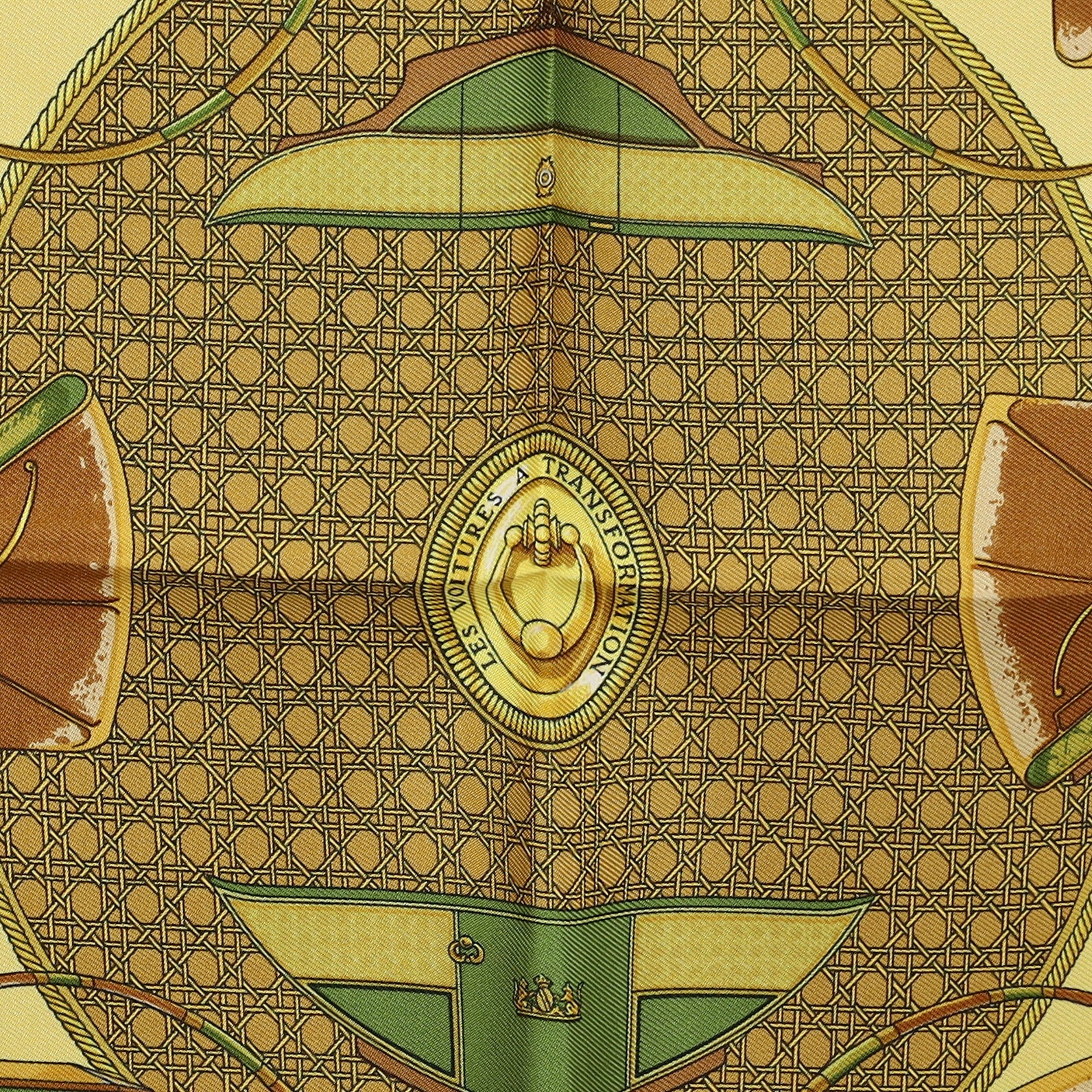 Boxed Hermès Les Voitures a Transformation Silk Scarf