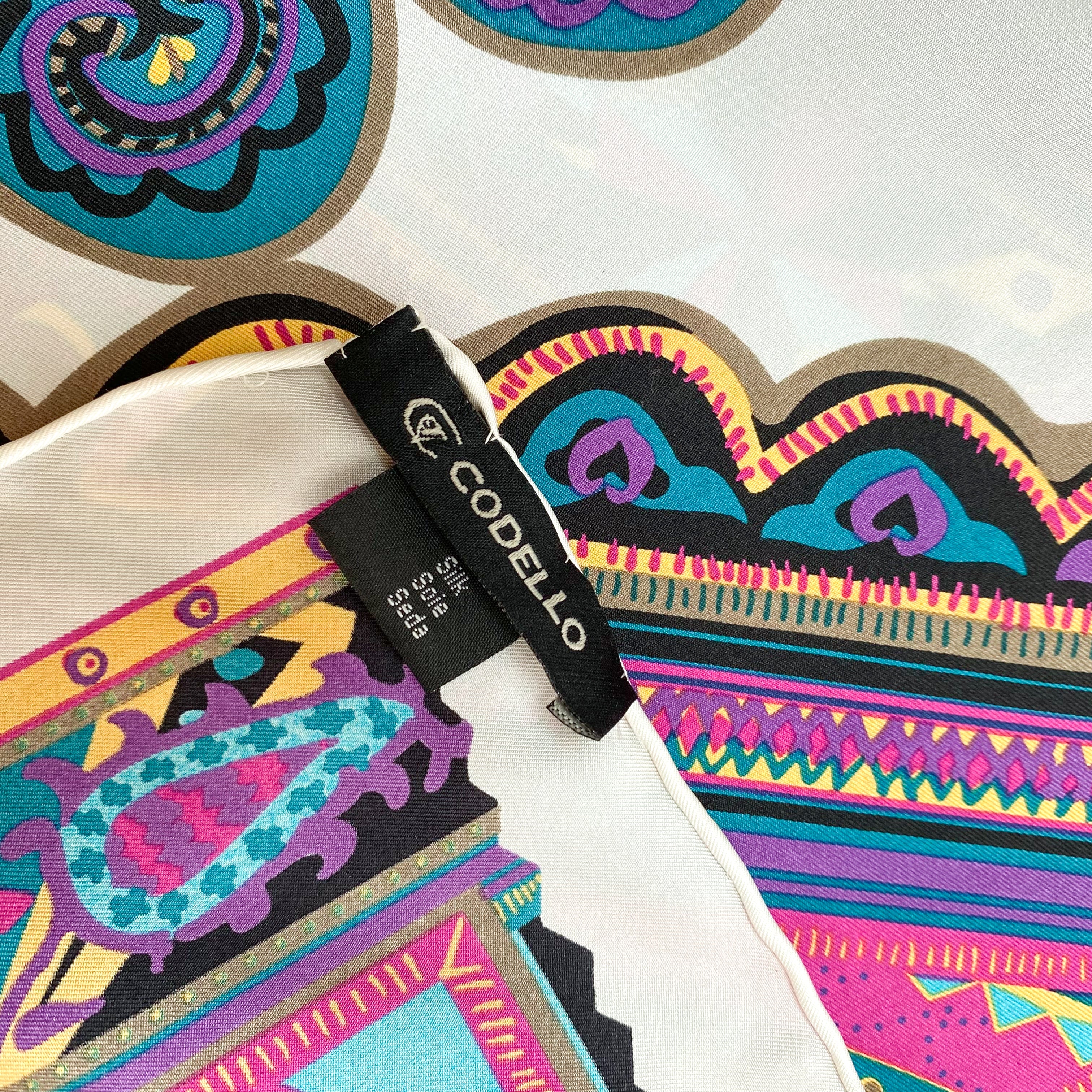 Codello Paisley Silk Scarf