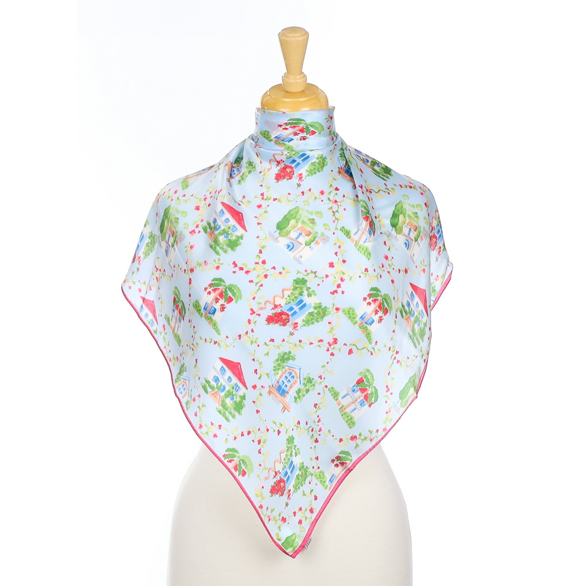Brand New Talbots Ditsy Design Silk Scarf