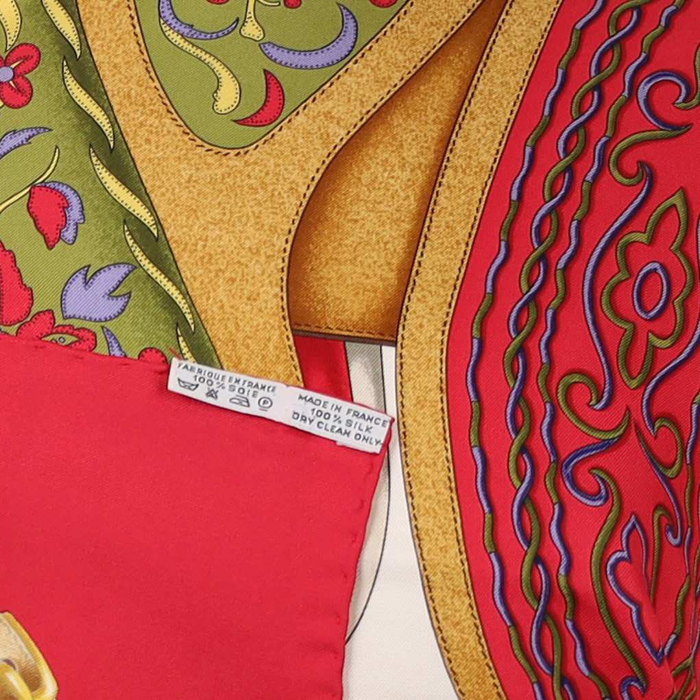 Hermès Renomme Festival des amazones Silk Scarf Quite Rare