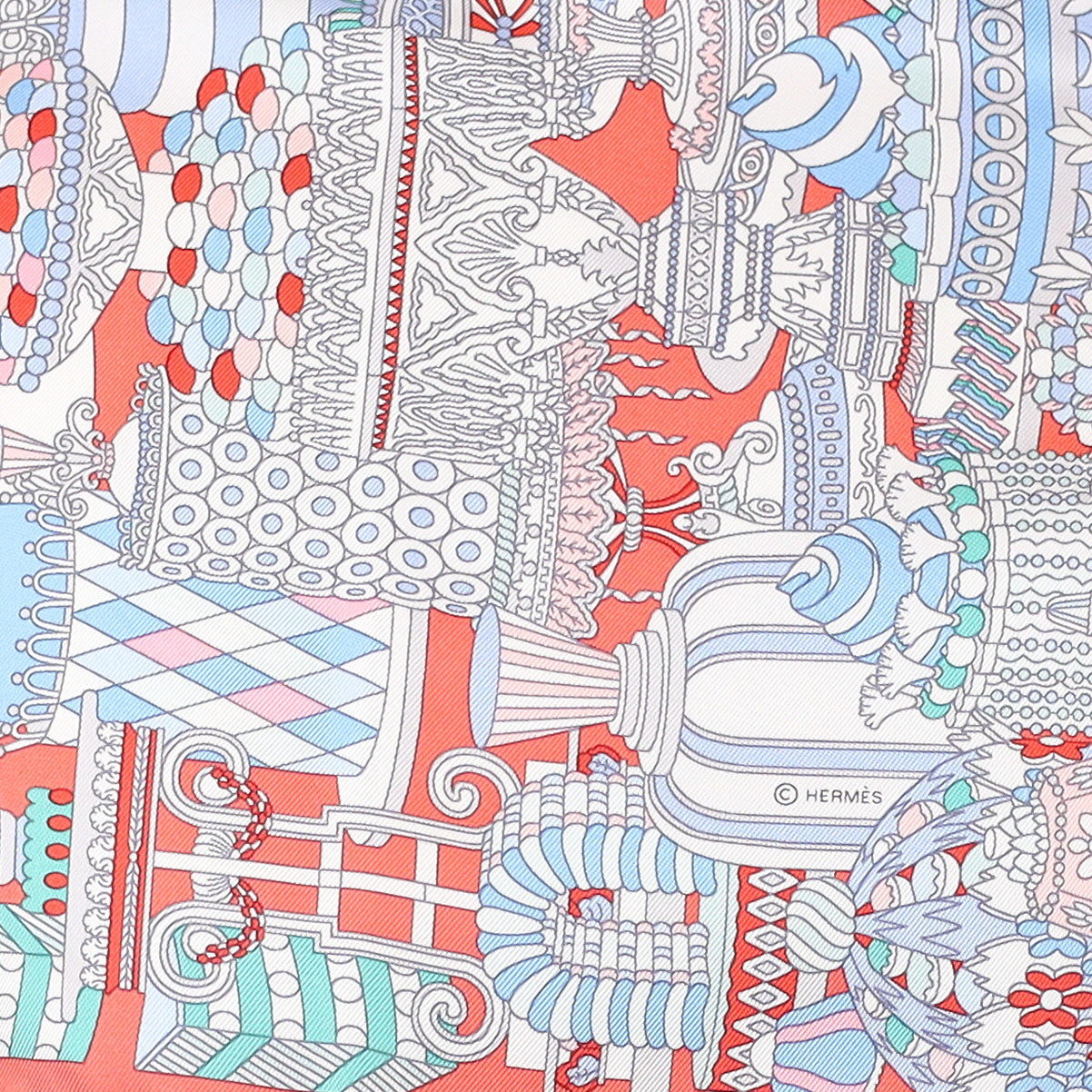 Brand New Boxed Hermès La Pàtisserie Française 45 Silk Scarf Rare