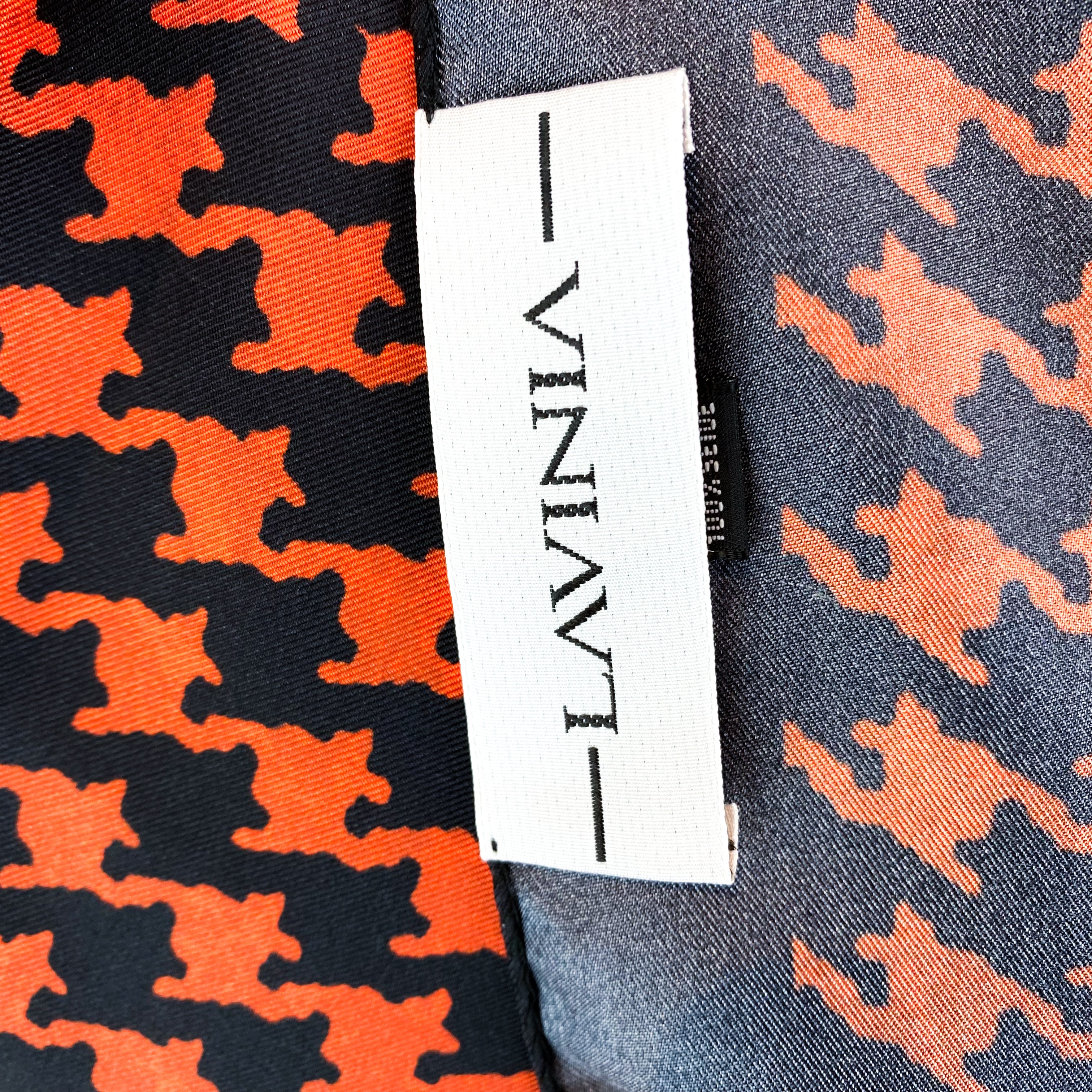 Lavinia Italian Checked Silk Scarf